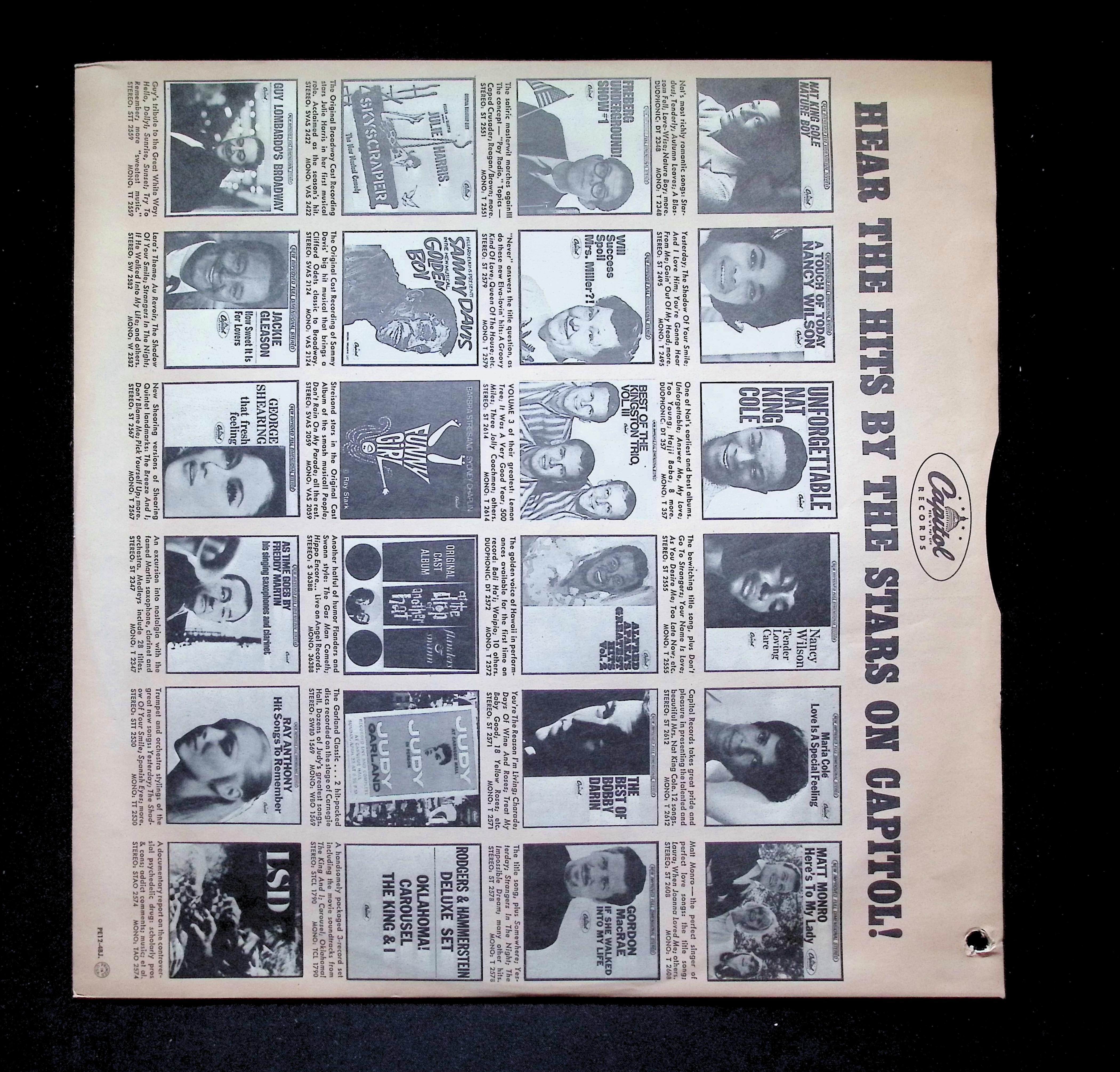 The Lettermen The Best Of The Lettermen LP 0 Capitol T-2554 Folk, World, — image 3