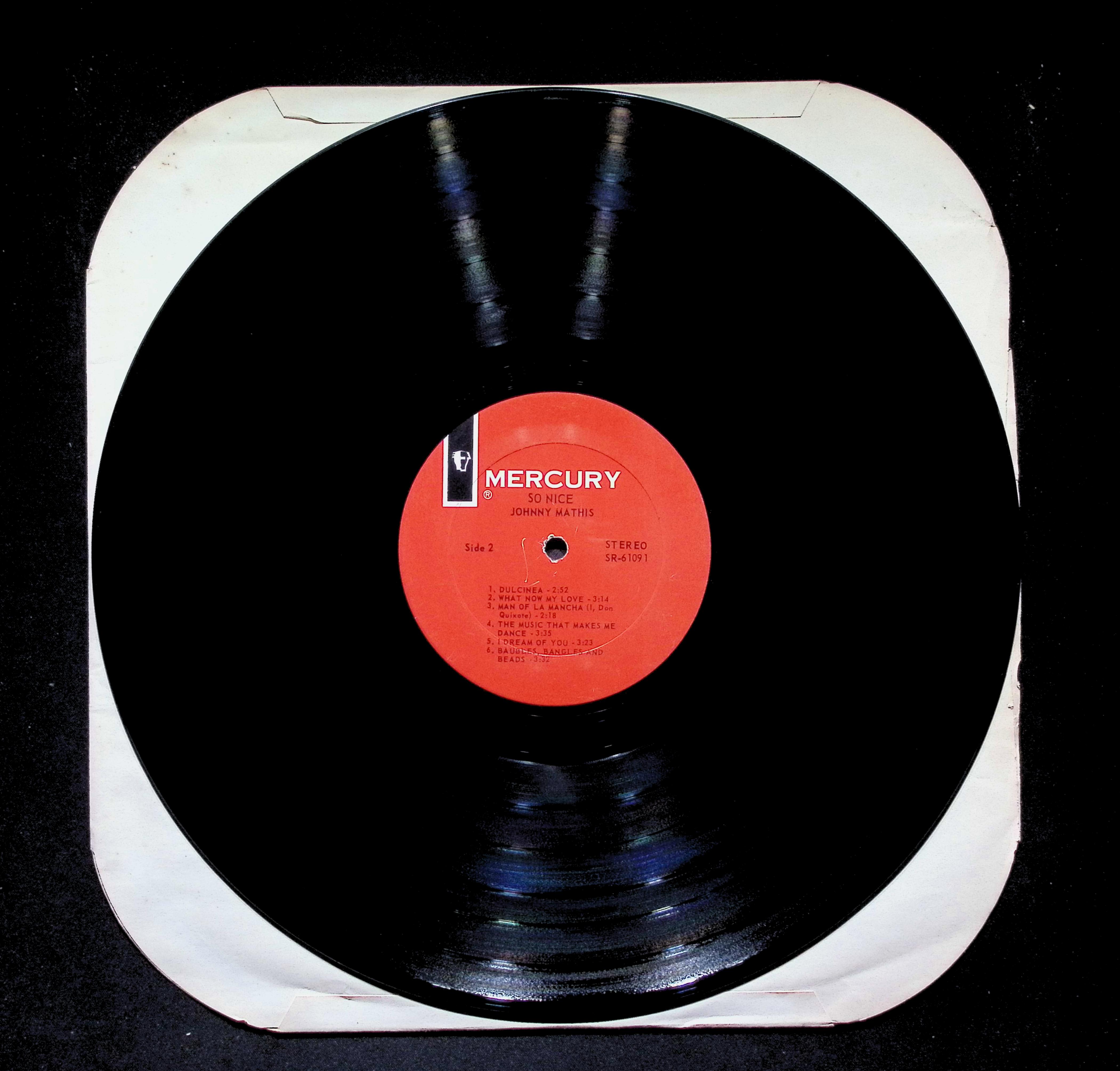 Johnny Mathis So Nice LP 1966 SR-61091 Pop — image 5