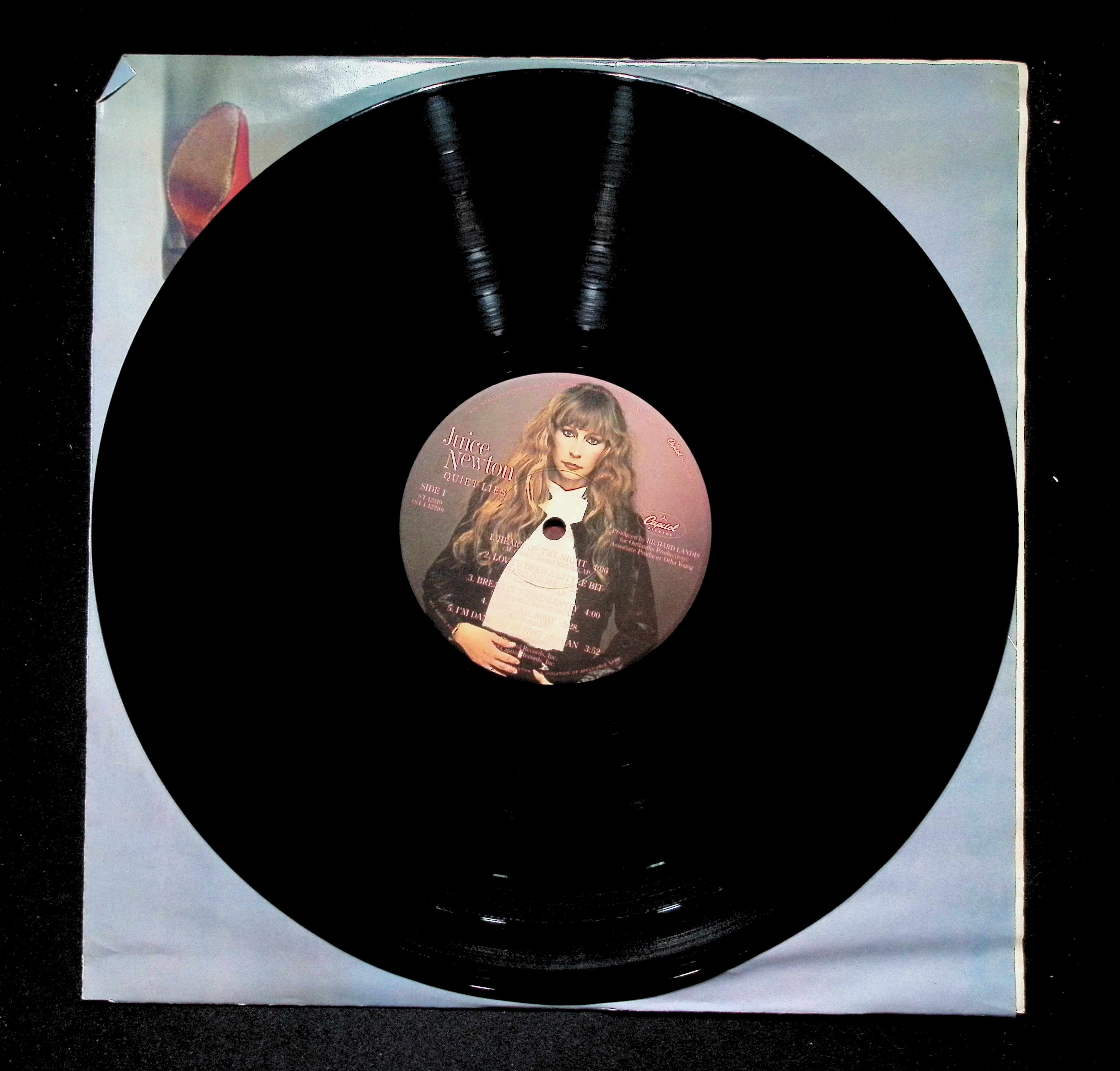 Juice Newton Quiet Lies LP 1982 ST-12210 Pop — image 5