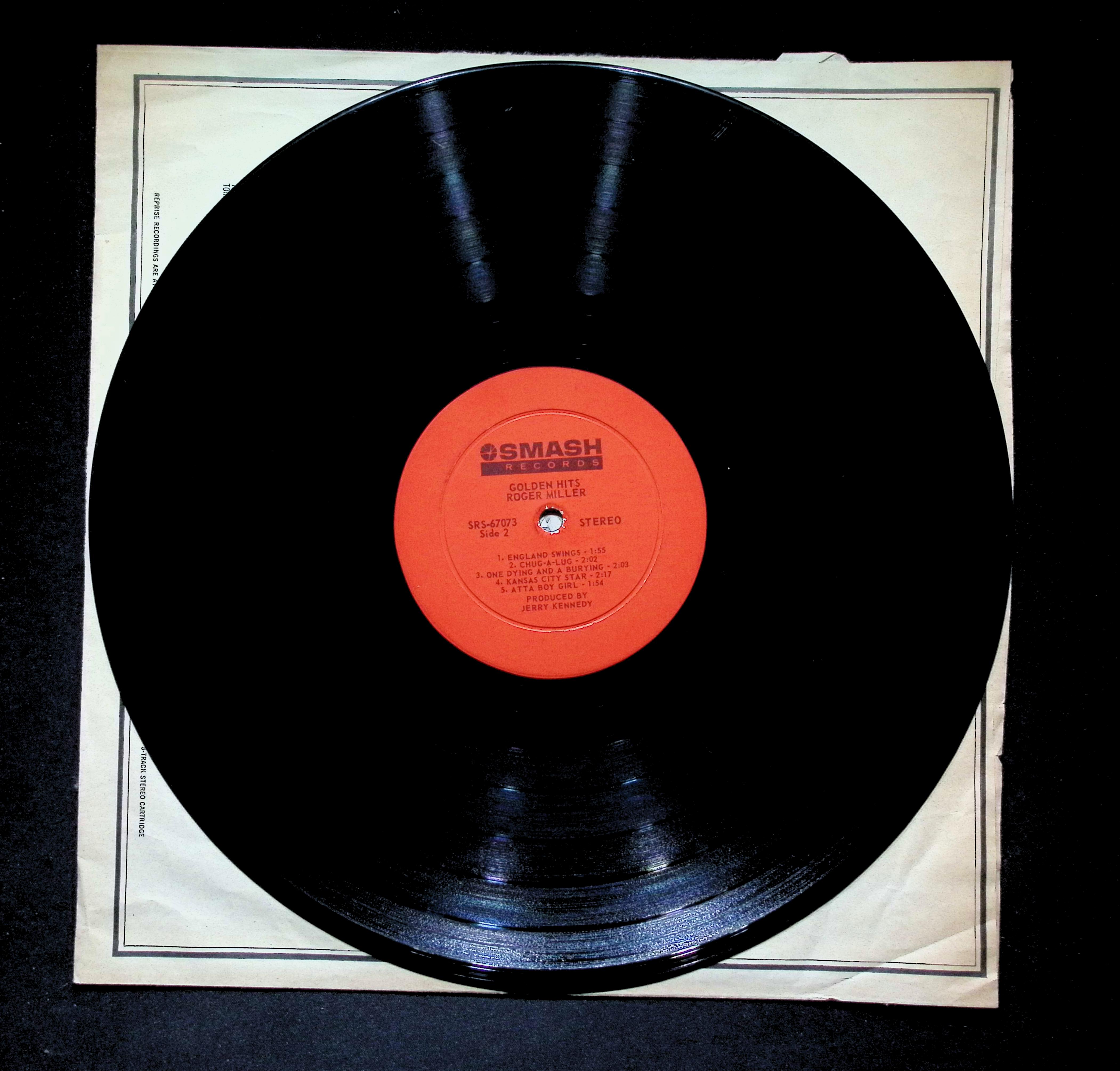 Roger Miller Golden Hits LP 0 SRS-67073 Pop — image 5