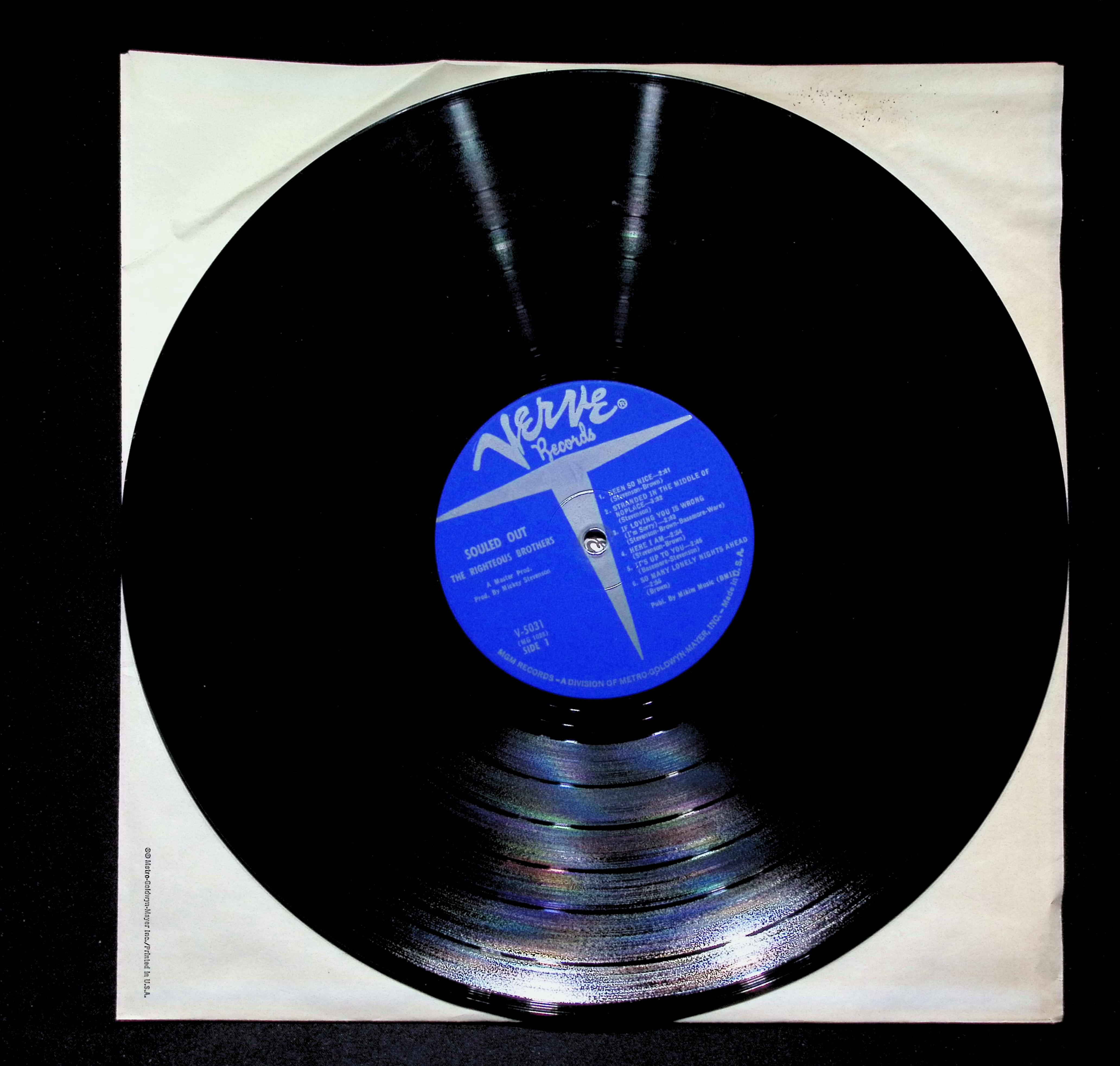 The Righteous Brothers Souled Out LP 1967 V-5031 Rock — image 4