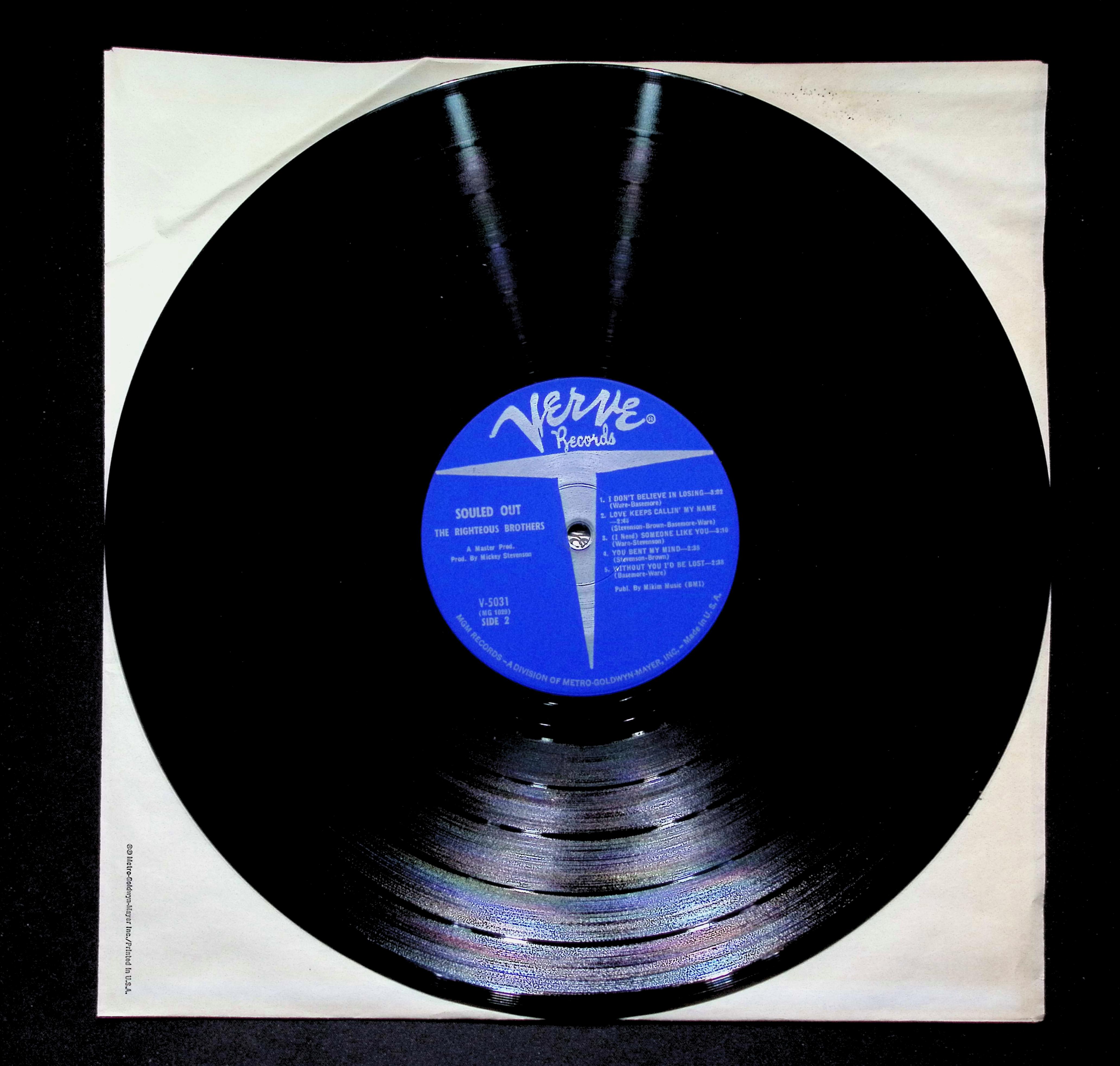 The Righteous Brothers Souled Out LP 1967 V-5031 Rock — image 5