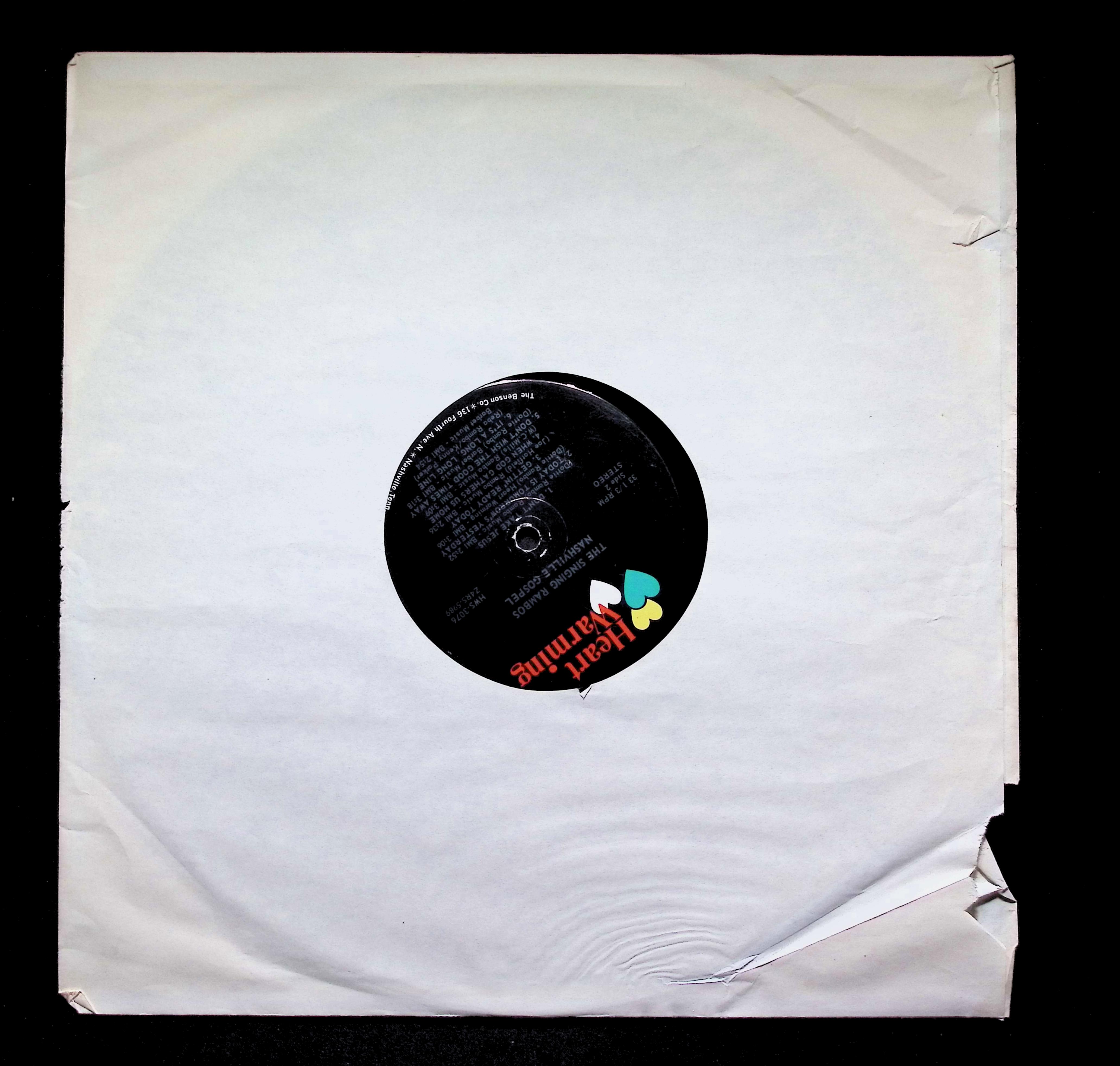 The Rambos The Real Thing LP 1970 HWS 3076 Folk, World, & Country — image 3