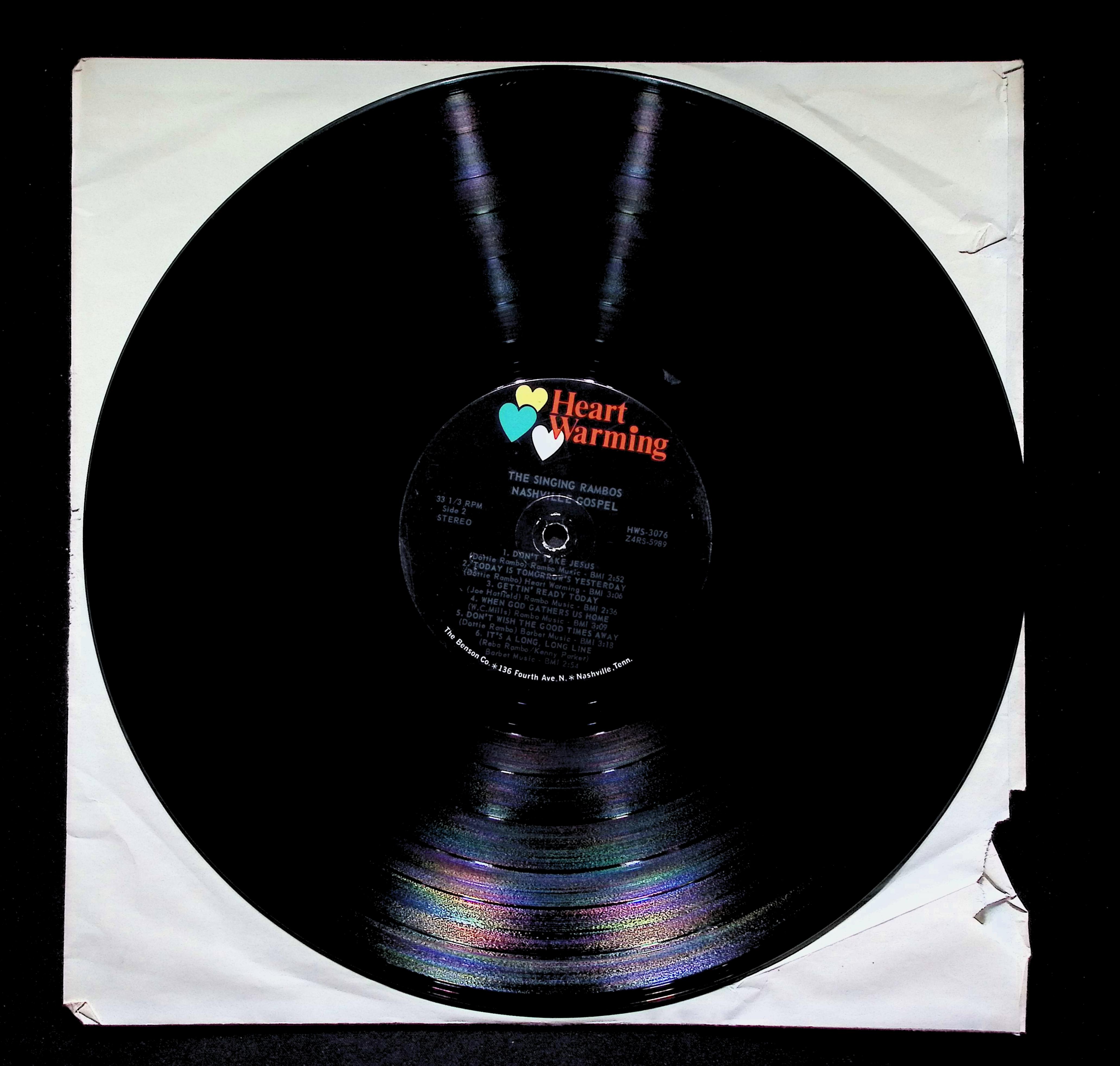 The Rambos The Real Thing LP 1970 HWS 3076 Folk, World, & Country — image 5