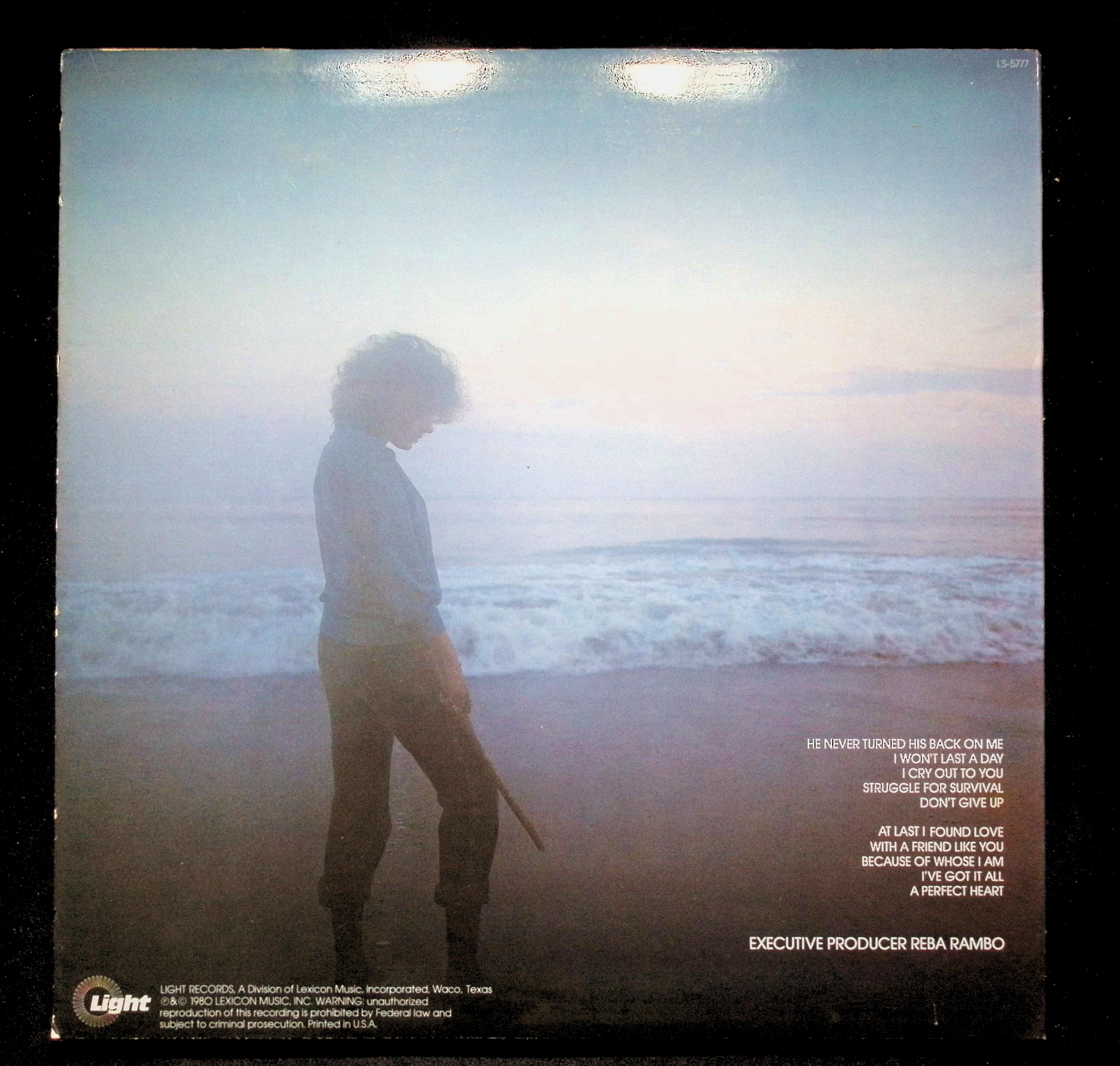 Reba Rambo Confessions LP 1980 LS-5777 Pop — image 2