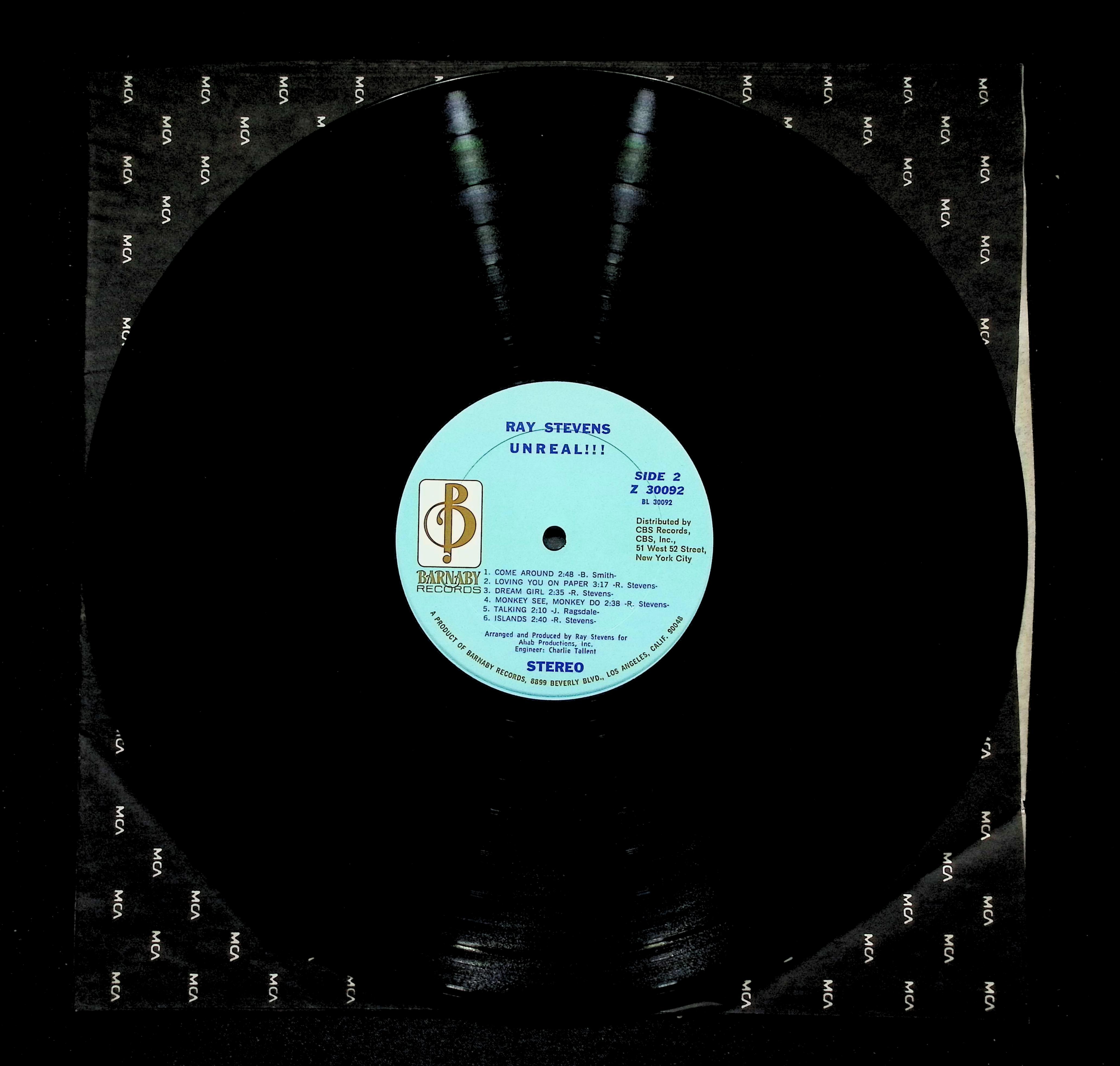 Ray Stevens Unreal!!! LP 1970 Z 30092 Rock — image 5