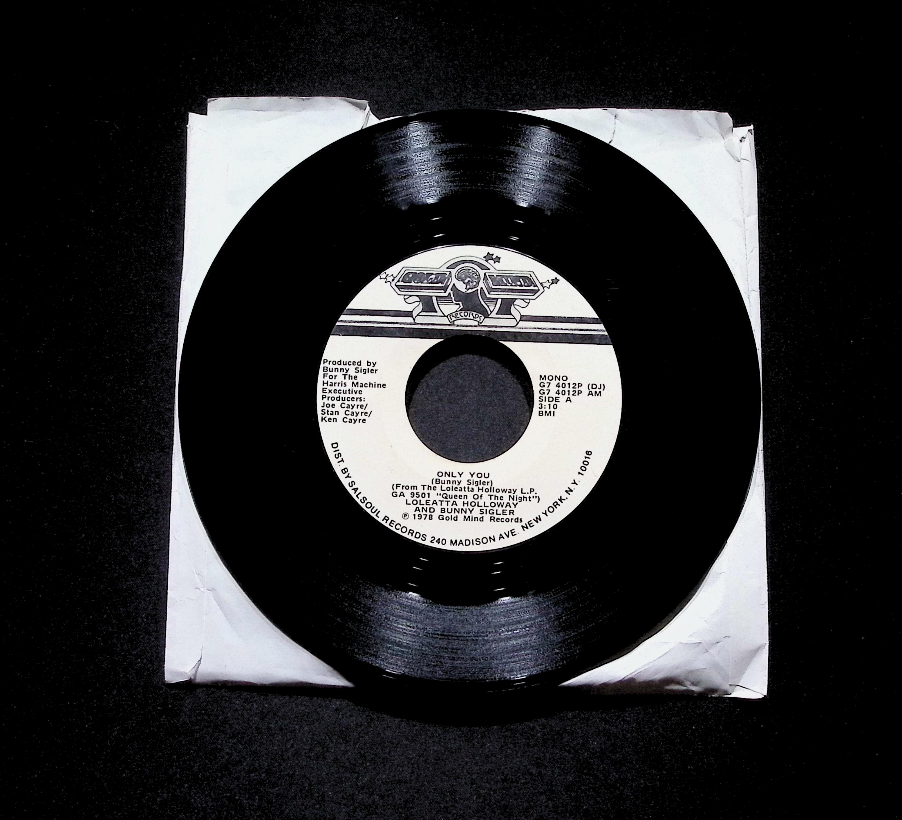 Loleatta Holloway Only You G7 4012P (DJ) VG 45rpm Vinyl Record — image 2