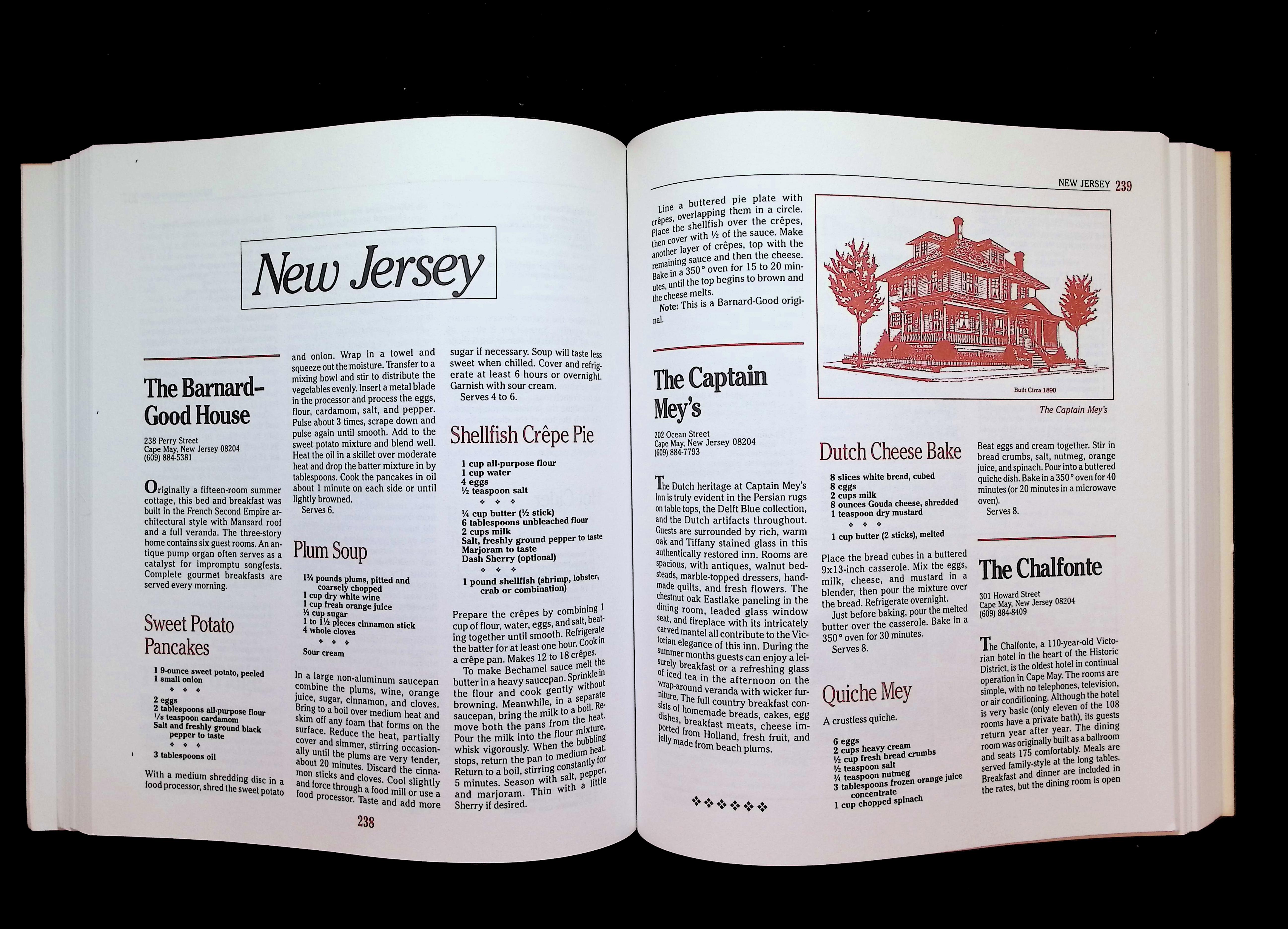 The American Country Inn and Bed & Breakfast Cookbook, Volume One — image 5
