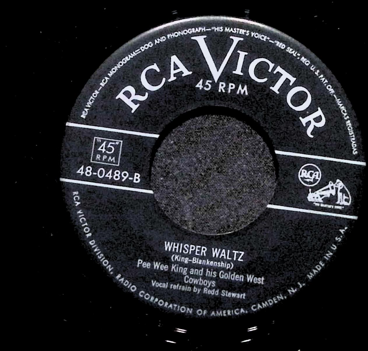 Pee Wee King And His Golden West Cowboys Slow Poke Whisper W... 48-0489 VG 45rpm — image 3