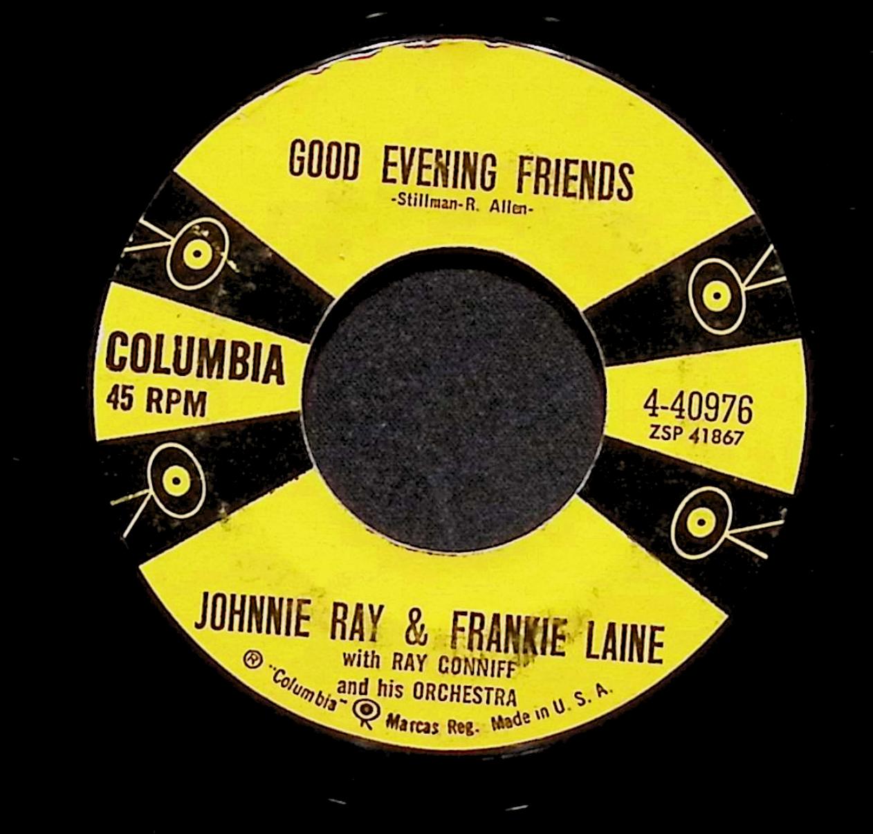 Frankie Laine Up Above My Head (I Hear Music In The Air) 4-40976 VG 45rpm Vinyl
