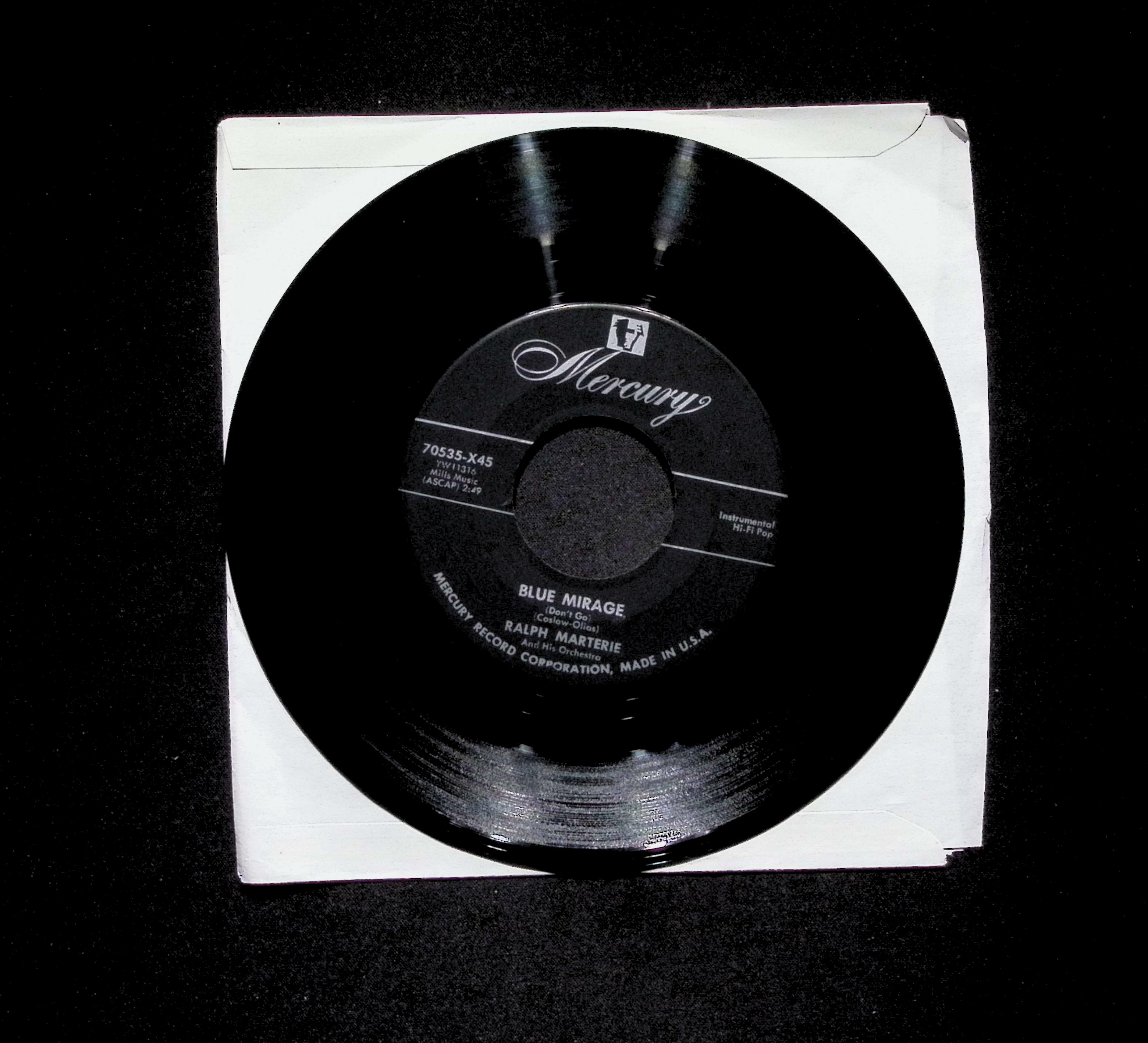 Ralph Marterie And His Orchestra Remember Me Blue Mirage (D... 70535X45 VG 45rpm — image 2