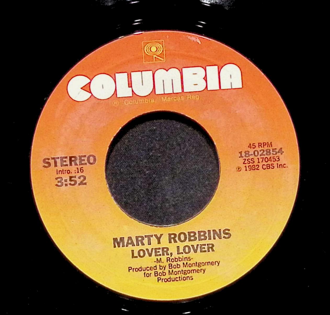 Marty Robbins Some Memories Just Won't Die 18-02854 VG 45rpm Vinyl Record — image 3
