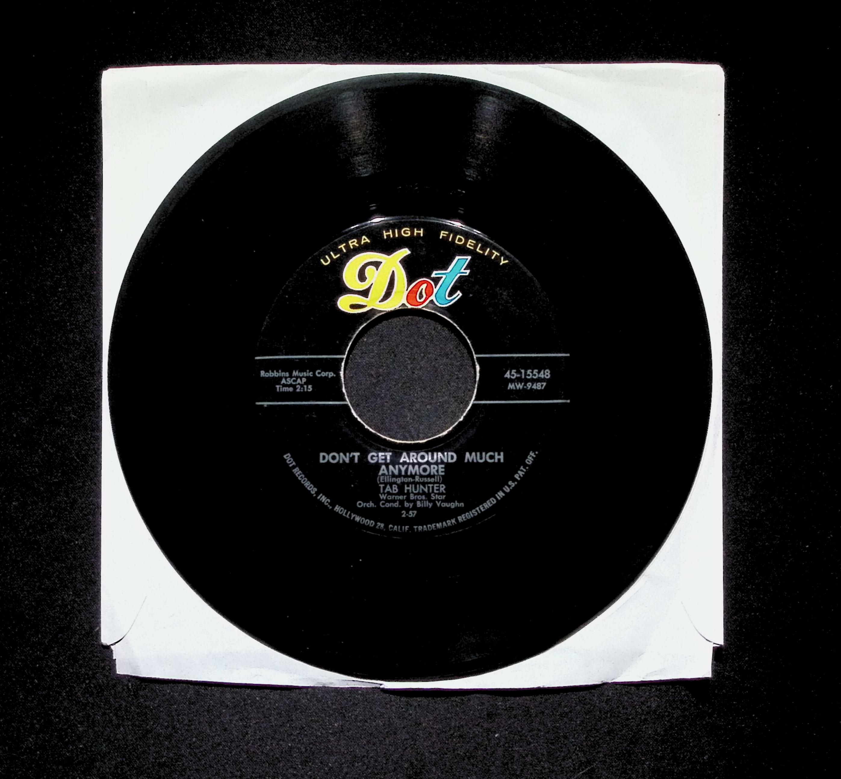 Tab Hunter Ninety-Nine Ways 45-15548 VG 45rpm Vinyl Record — image 3