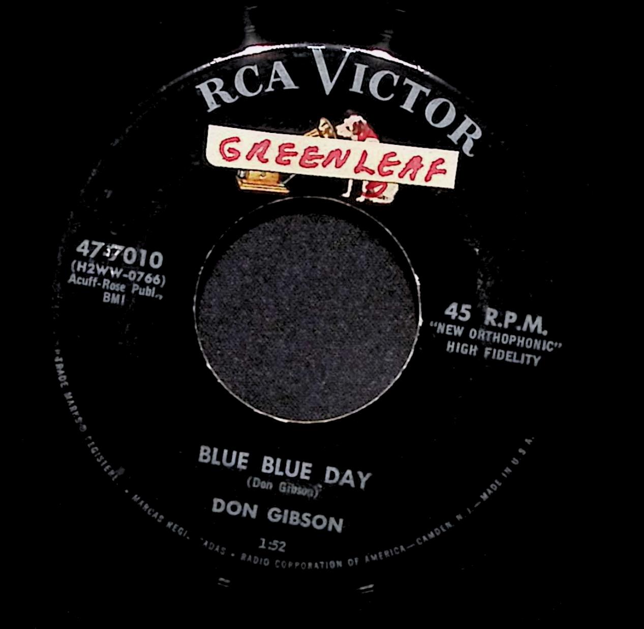 Don Gibson Too Soon To Know 47-7010 VG 45rpm Vinyl Record — image 4