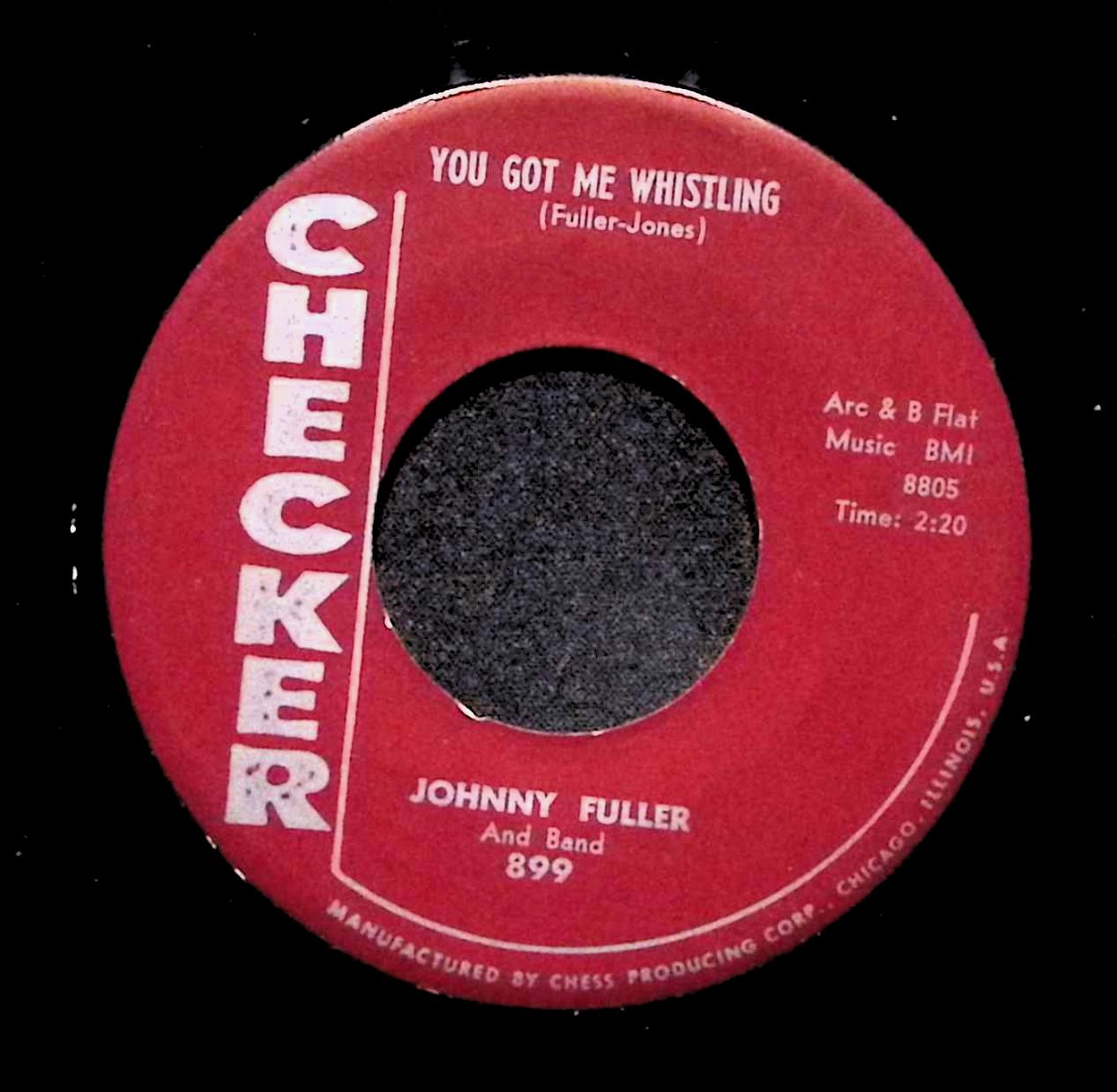 Johnny Fuller And Band All Night Long You Got Me Whistling 899 VG 45rpm Vinyl — image 4