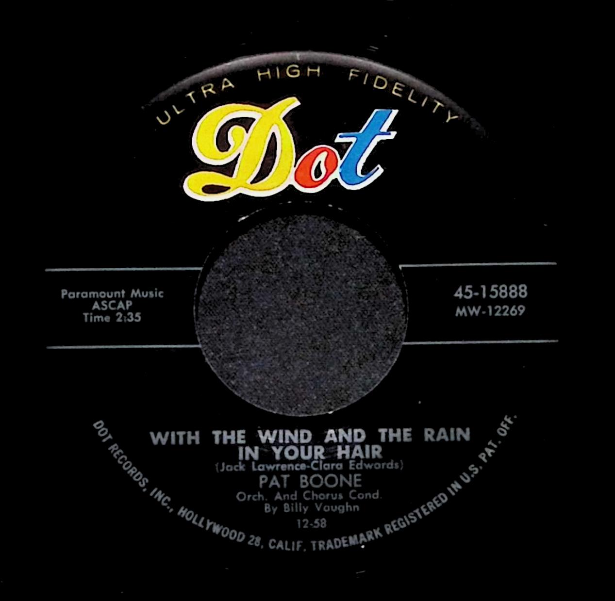 Pat Boone Good Rockin' Tonight 45-15888 VG 45rpm Vinyl Record — image 2