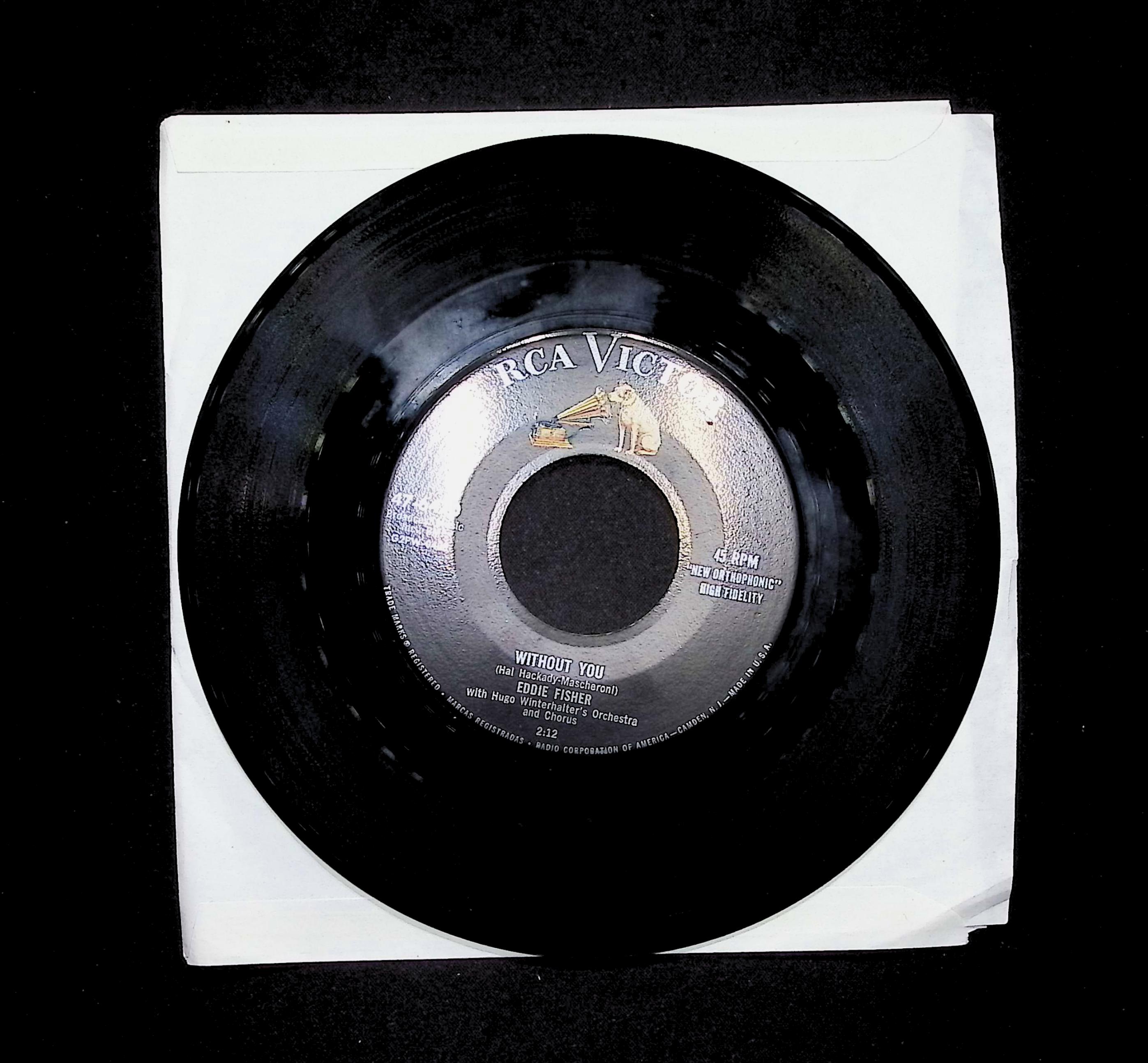 Eddie Fisher No Other One 47-6470 VG 45rpm Vinyl Record