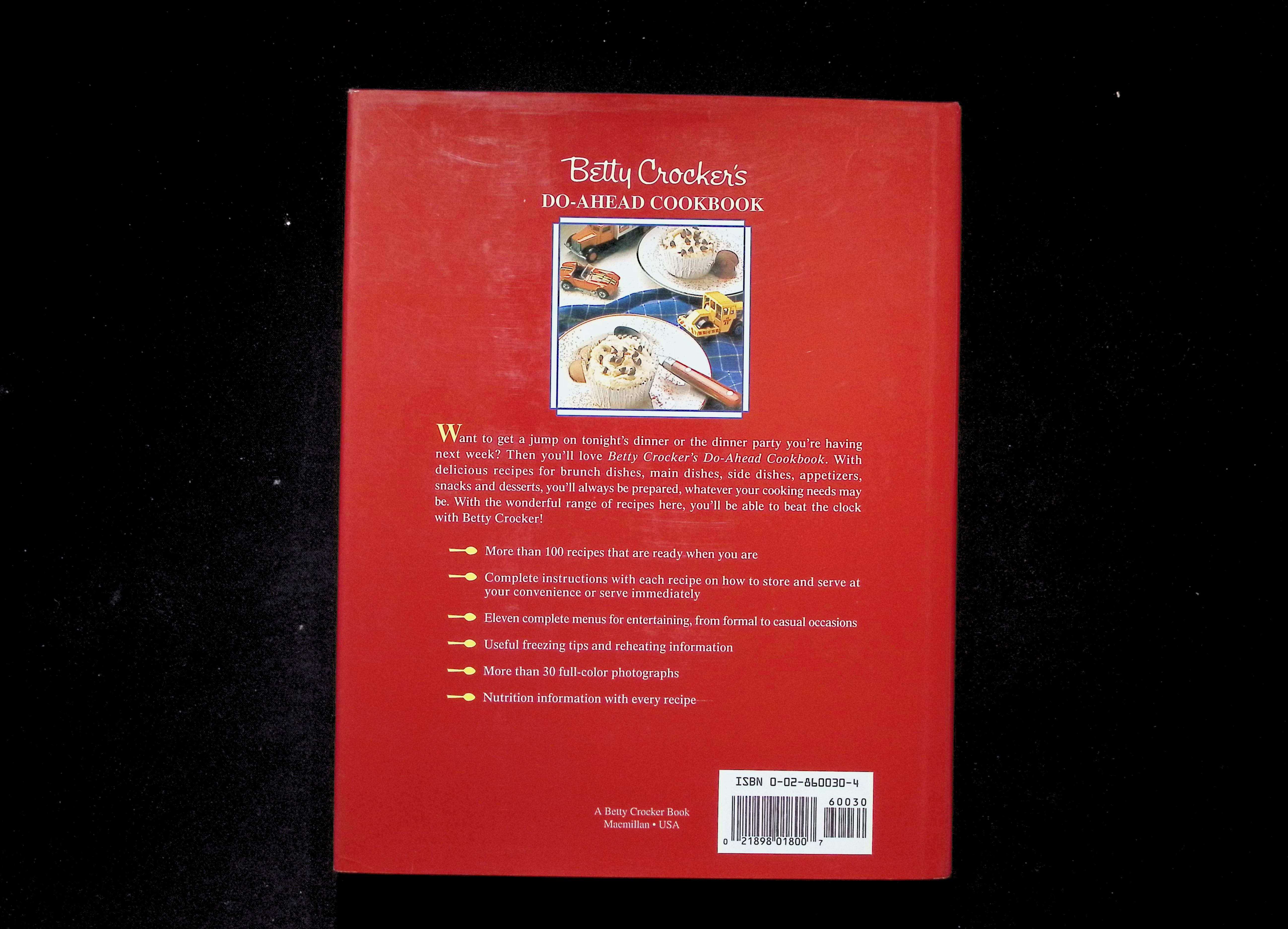 Betty Crocker's Do-Ahead Cookbook — image 2