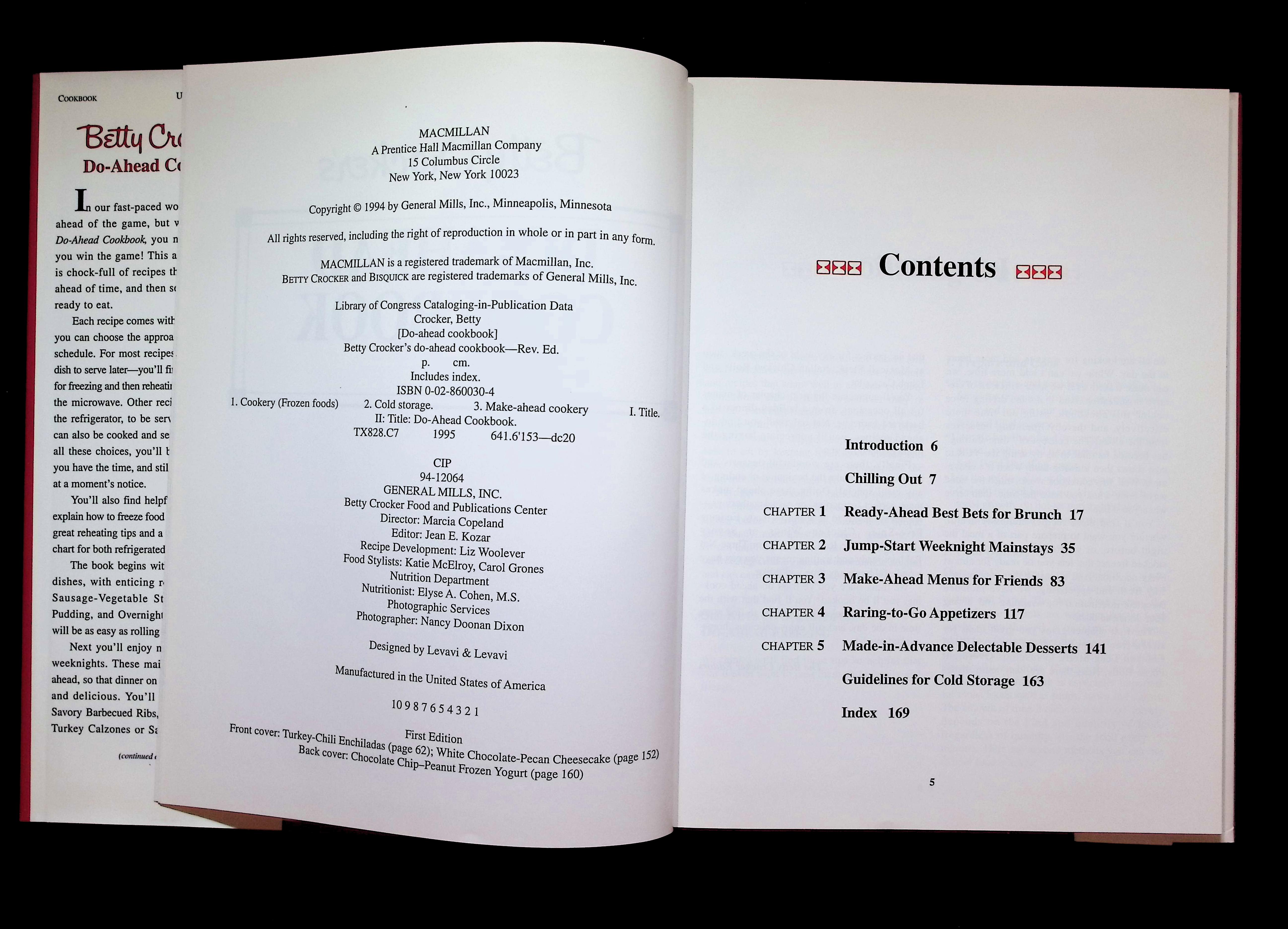 Betty Crocker's Do-Ahead Cookbook — image 3