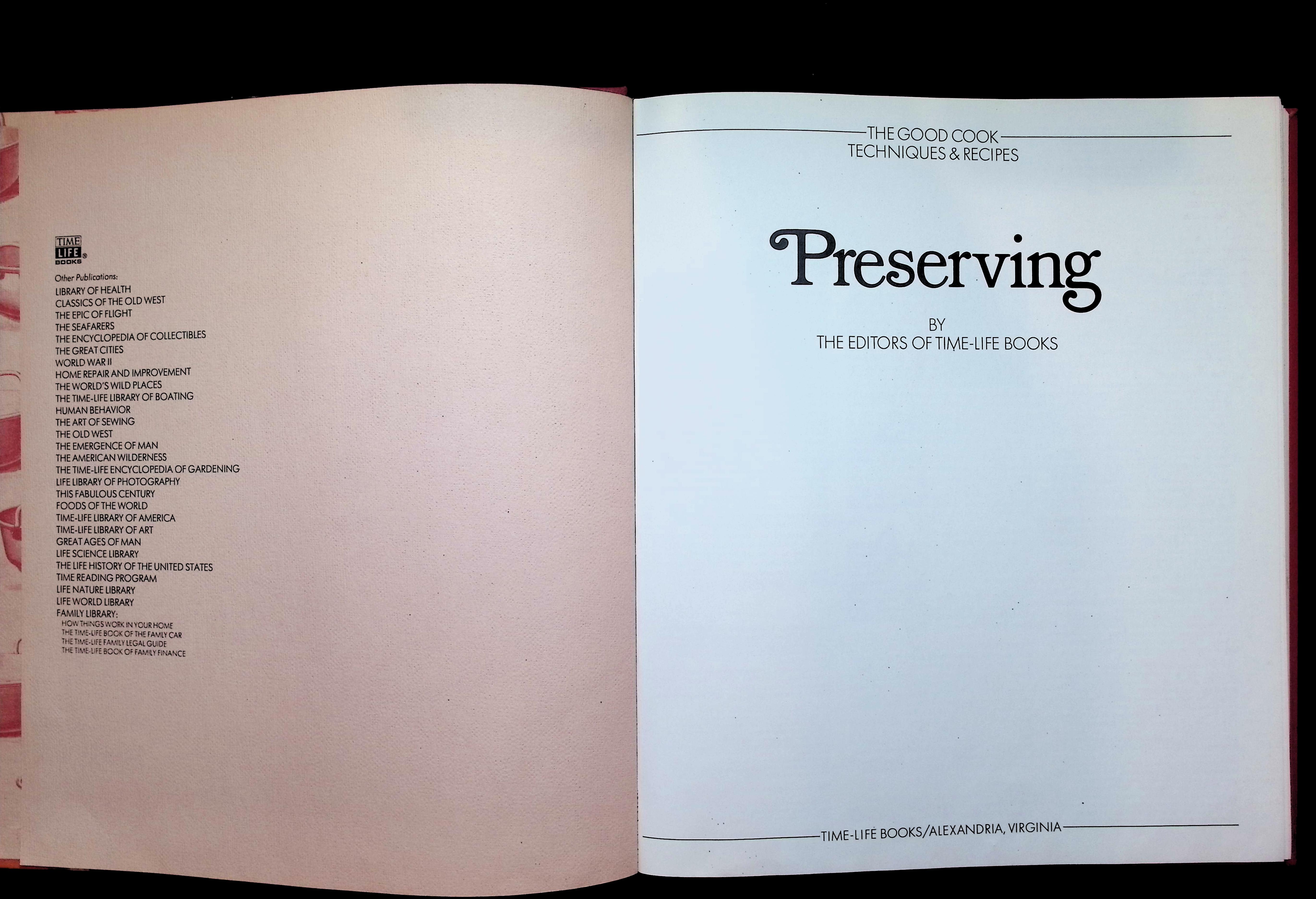 Preserving (The Good Cook Techniques & Recipes) — image 2