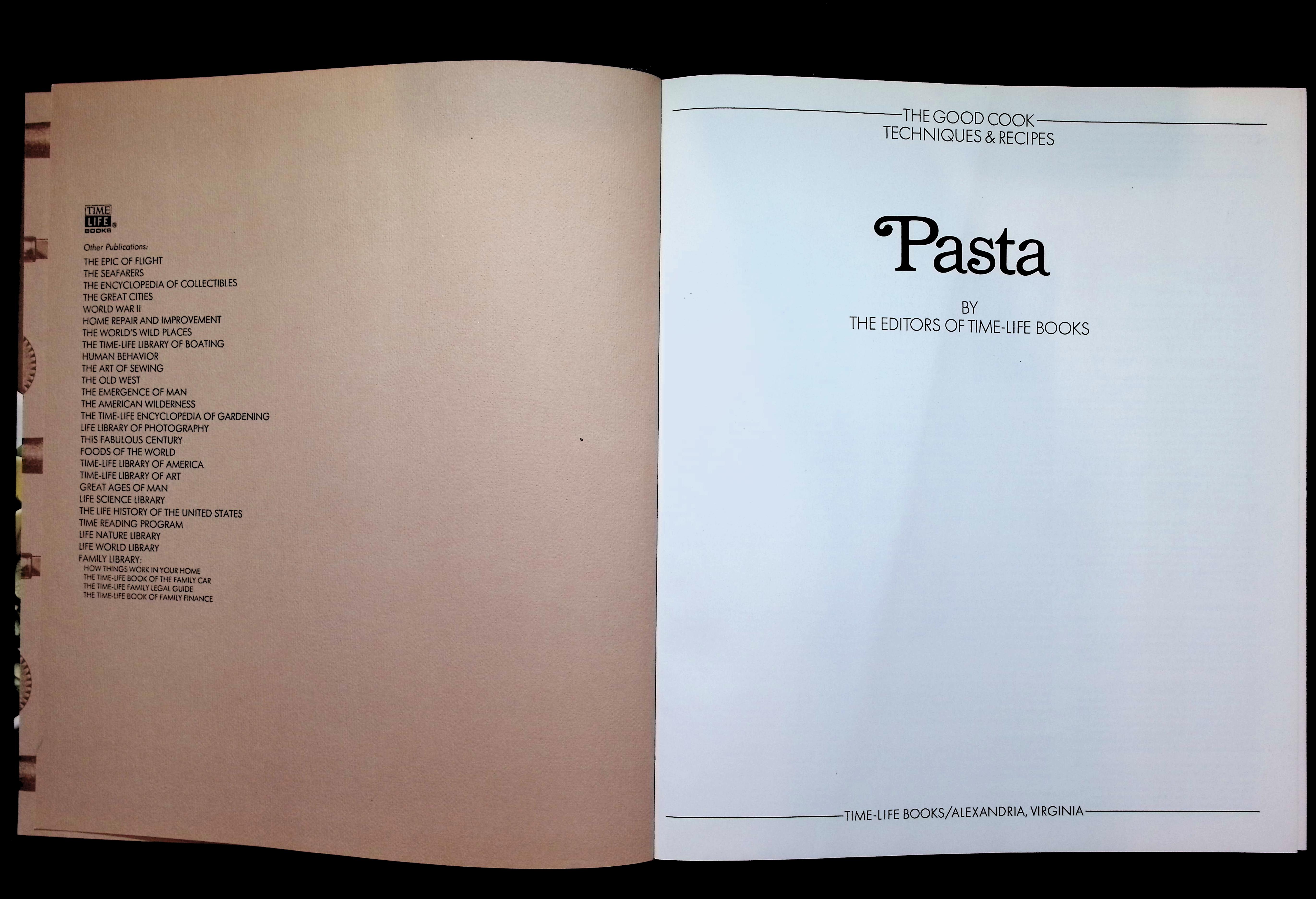 The Good Cook - Pasta: Techniques & Recipes — image 2