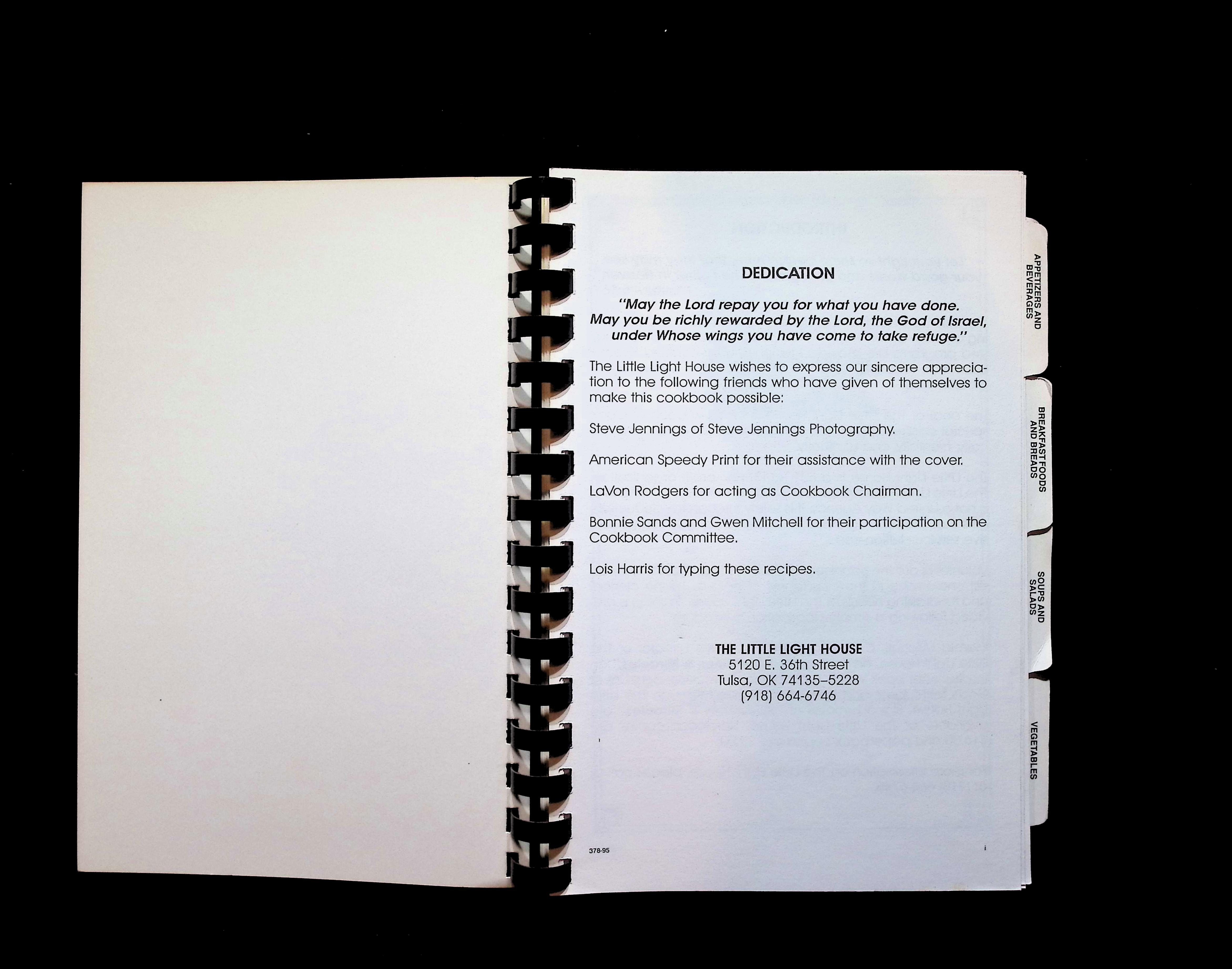 The Little Lighthouse Cookbook: As Unique as God's Special Children — image 2
