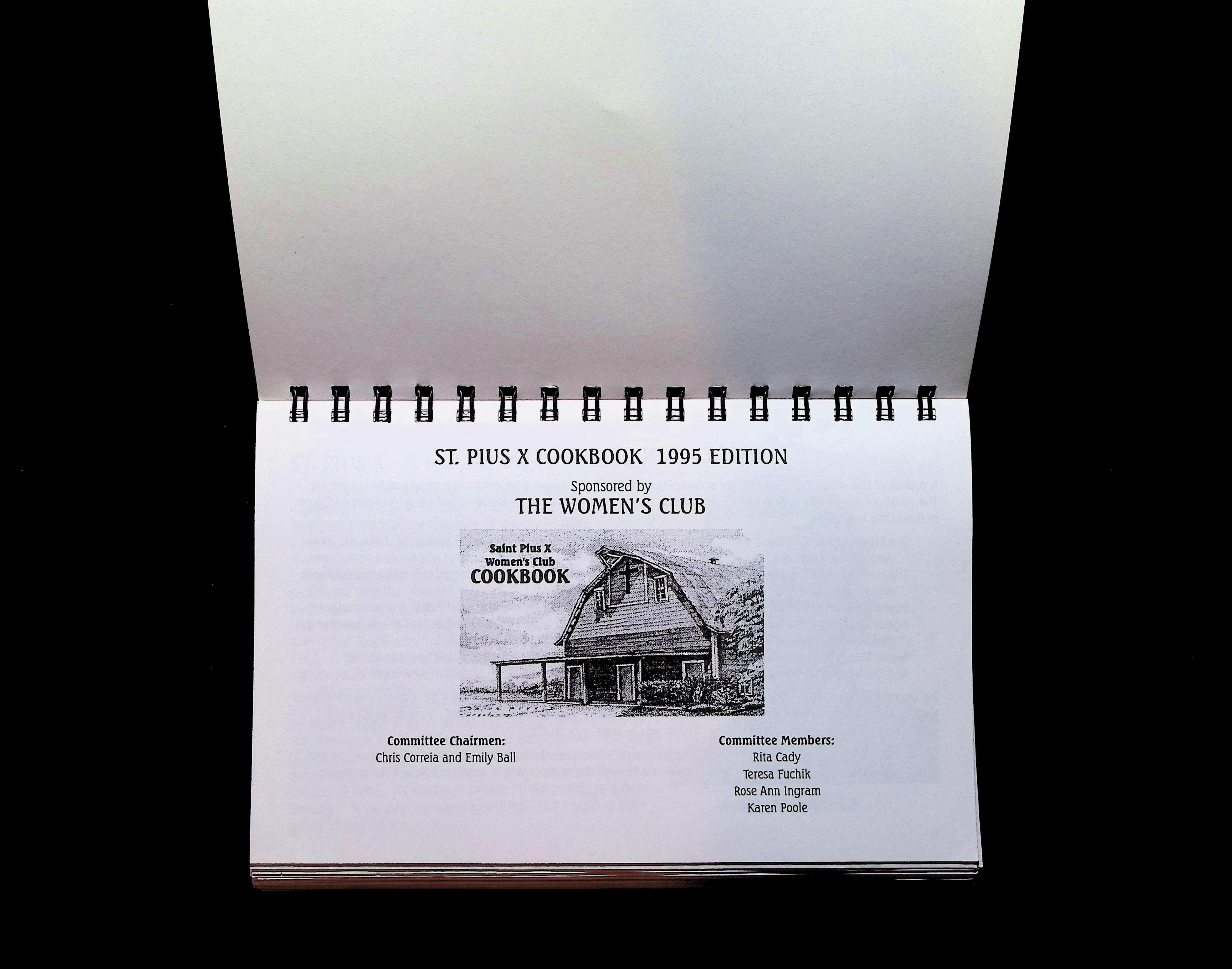 Saint Pius X Women's Club Cookbook — image 2