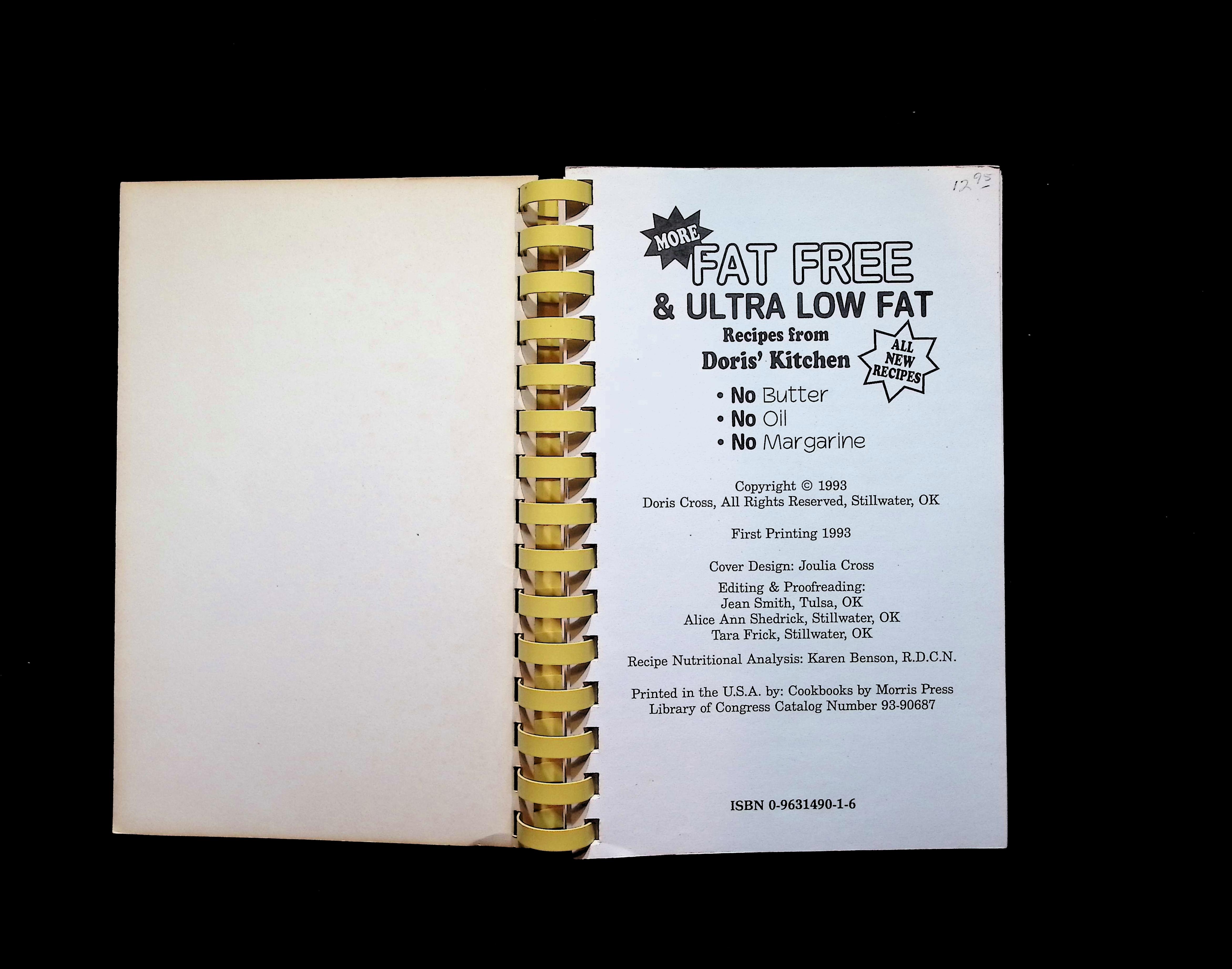More Fat Free & Ultra Low Fat Recipes from Doris' Kitchen — image 2