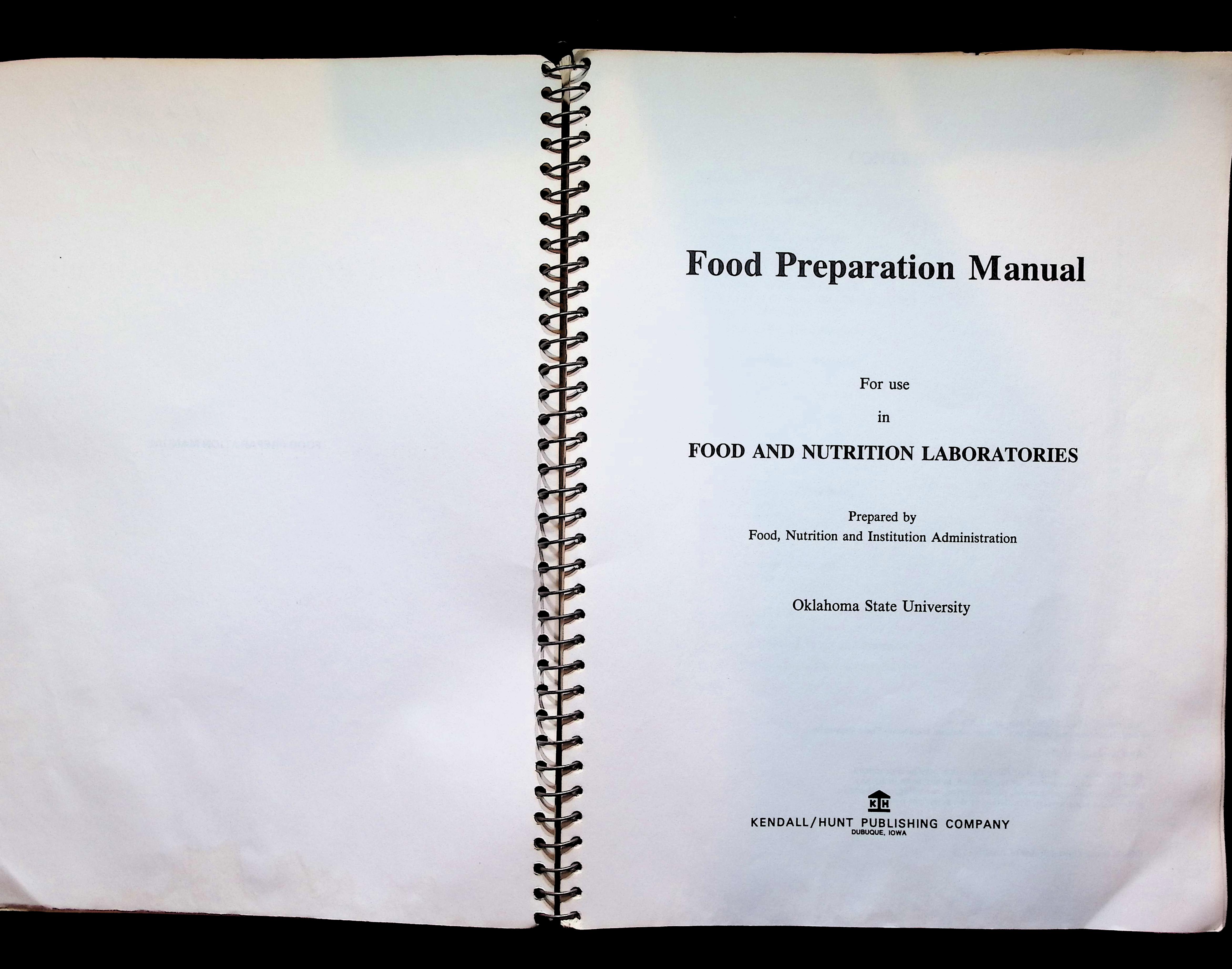 Food Preparation Manual — image 2