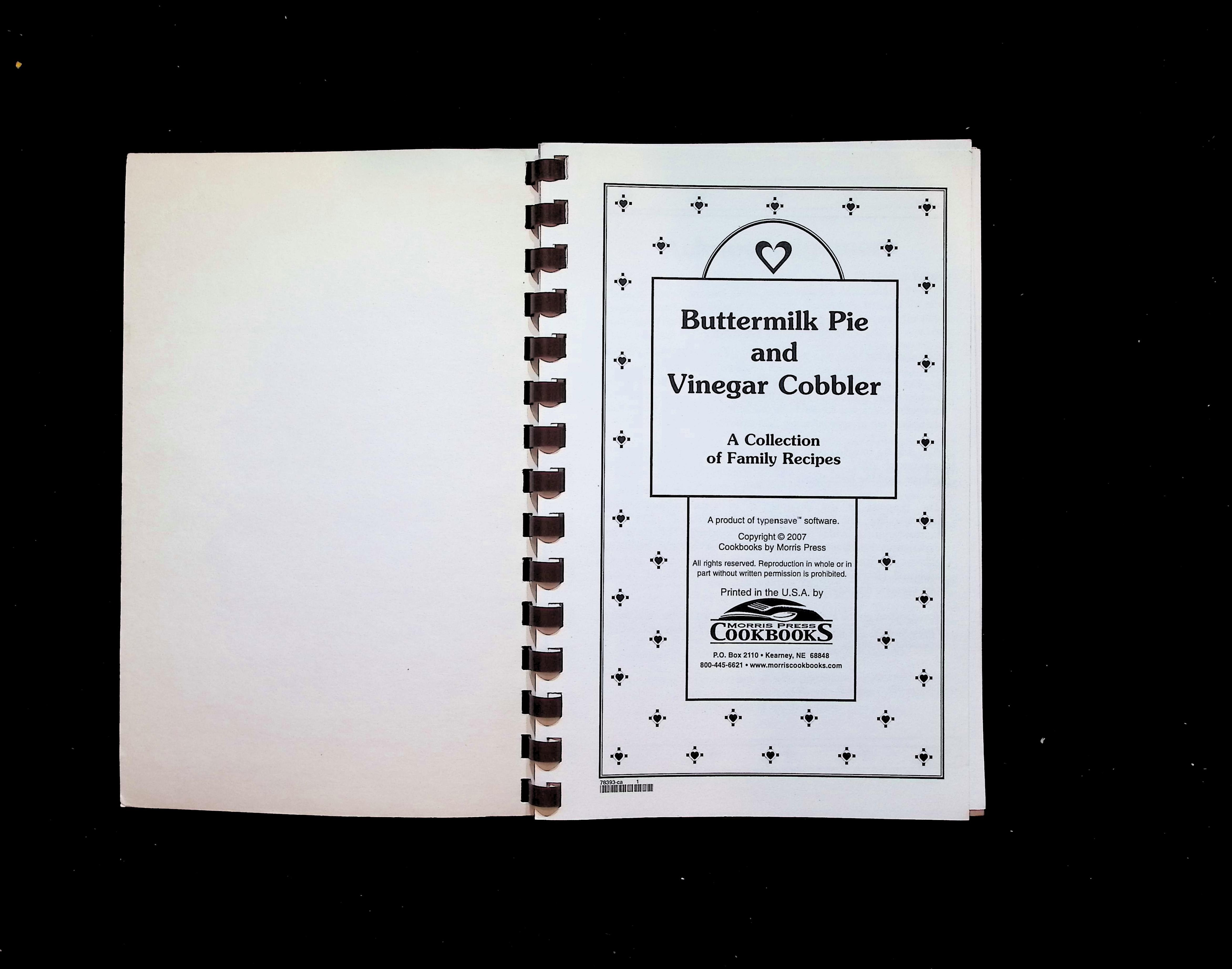Buttermilk Pie and Vinegar Cobbler: A Collection of Family Recipes — image 2