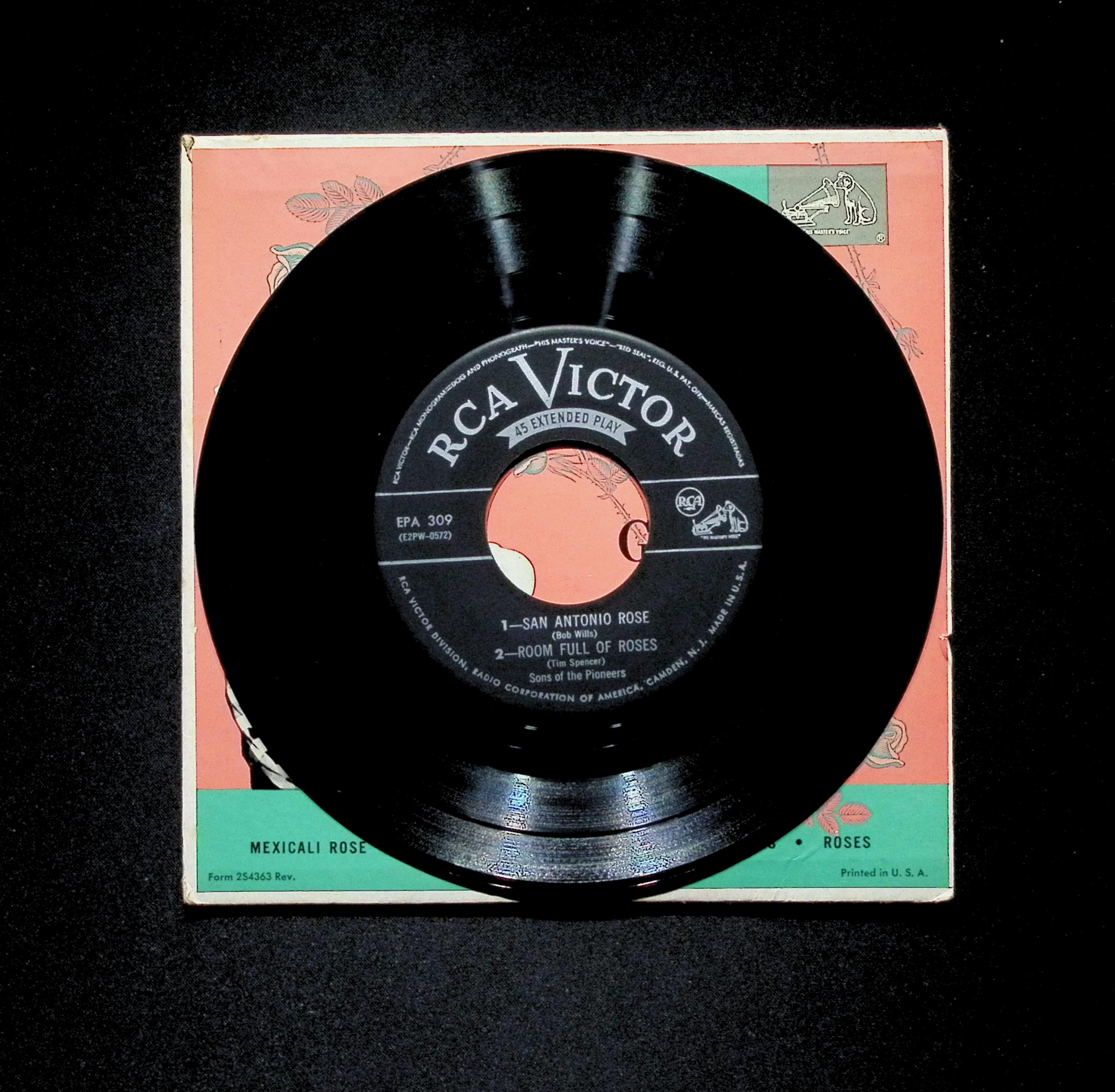 The Sons Of The Pioneers A Garden Of Roses 7" EP 1952 EPA 309 Country — image 3