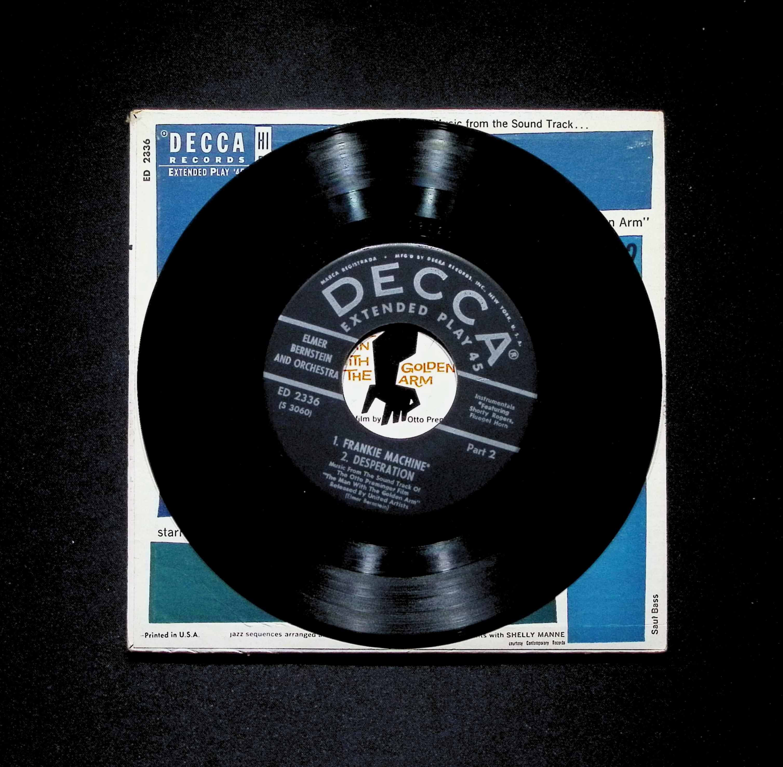 Elmer Bernstein & Orchestra Music 7" EP 1956 ED 2336 Jazz — image 3