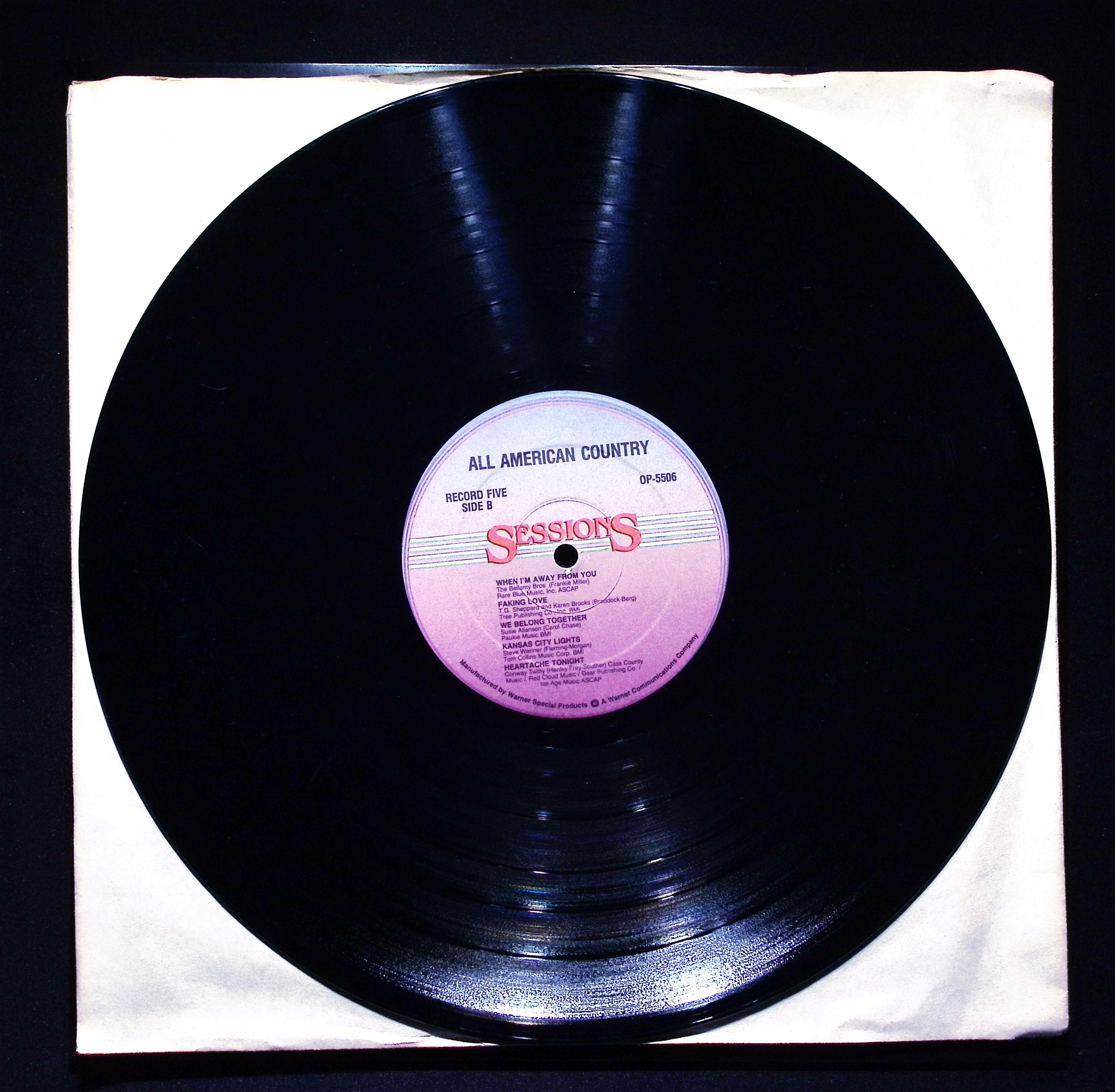 Various All American Country 12" LP 1984 OP 5506 Folk, World, & Country — image 4