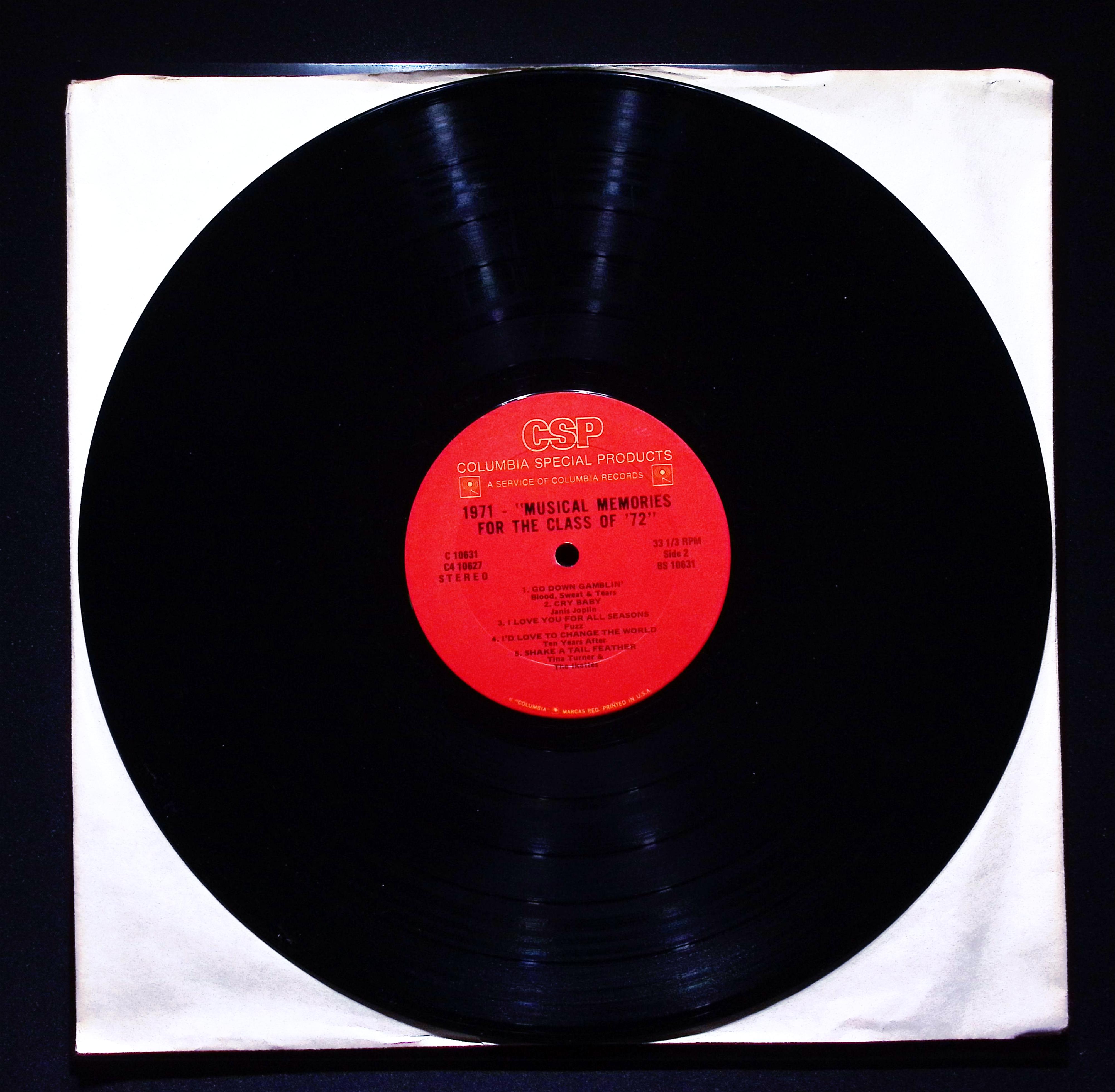 Various Artists 1971 Musical Memories For The Class Of '72 C 10631 Pop Rock LP — image 4