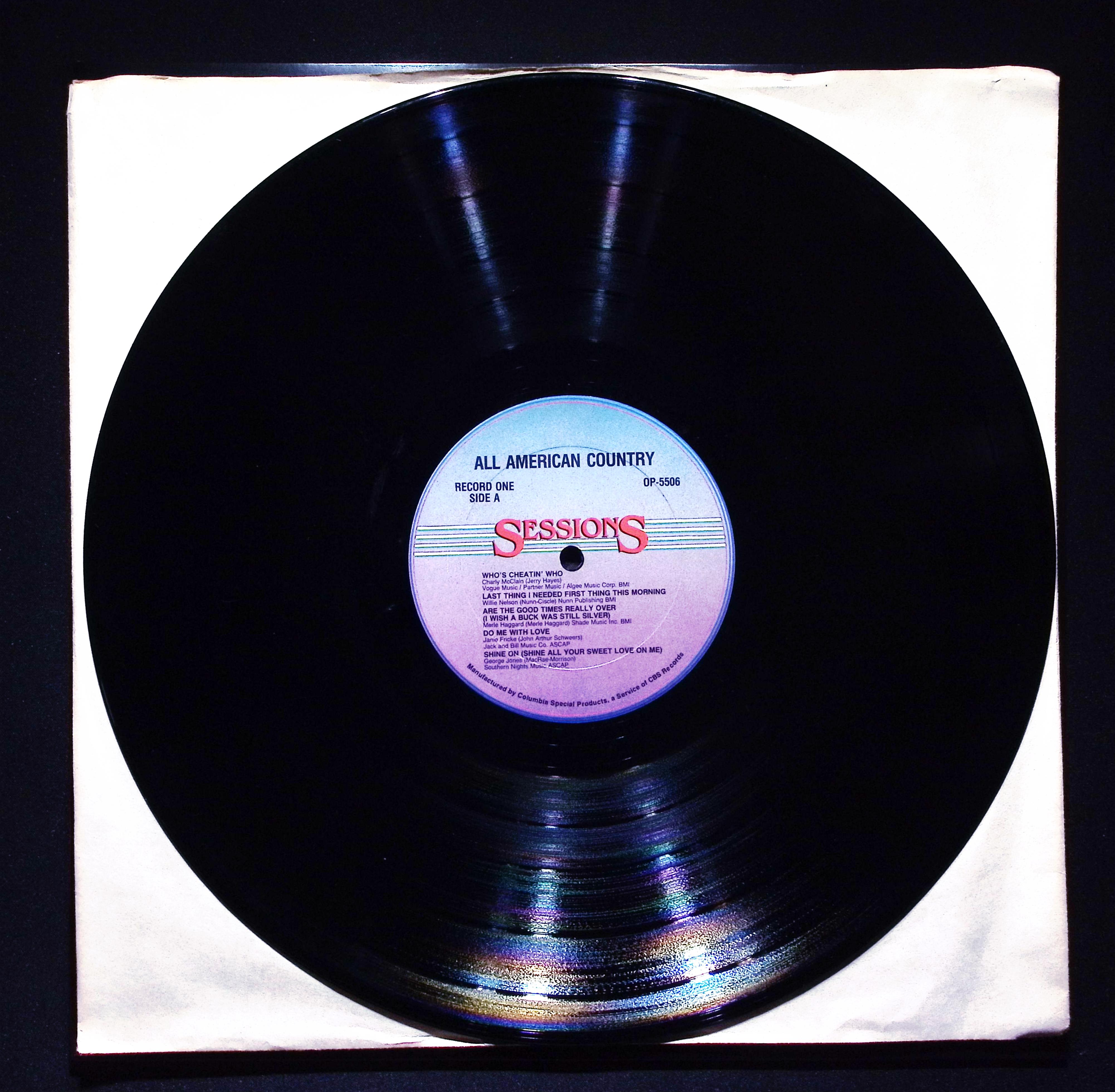 Various All American Country 12" LP 1984 OP 5506 Folk, World, & Country — image 4