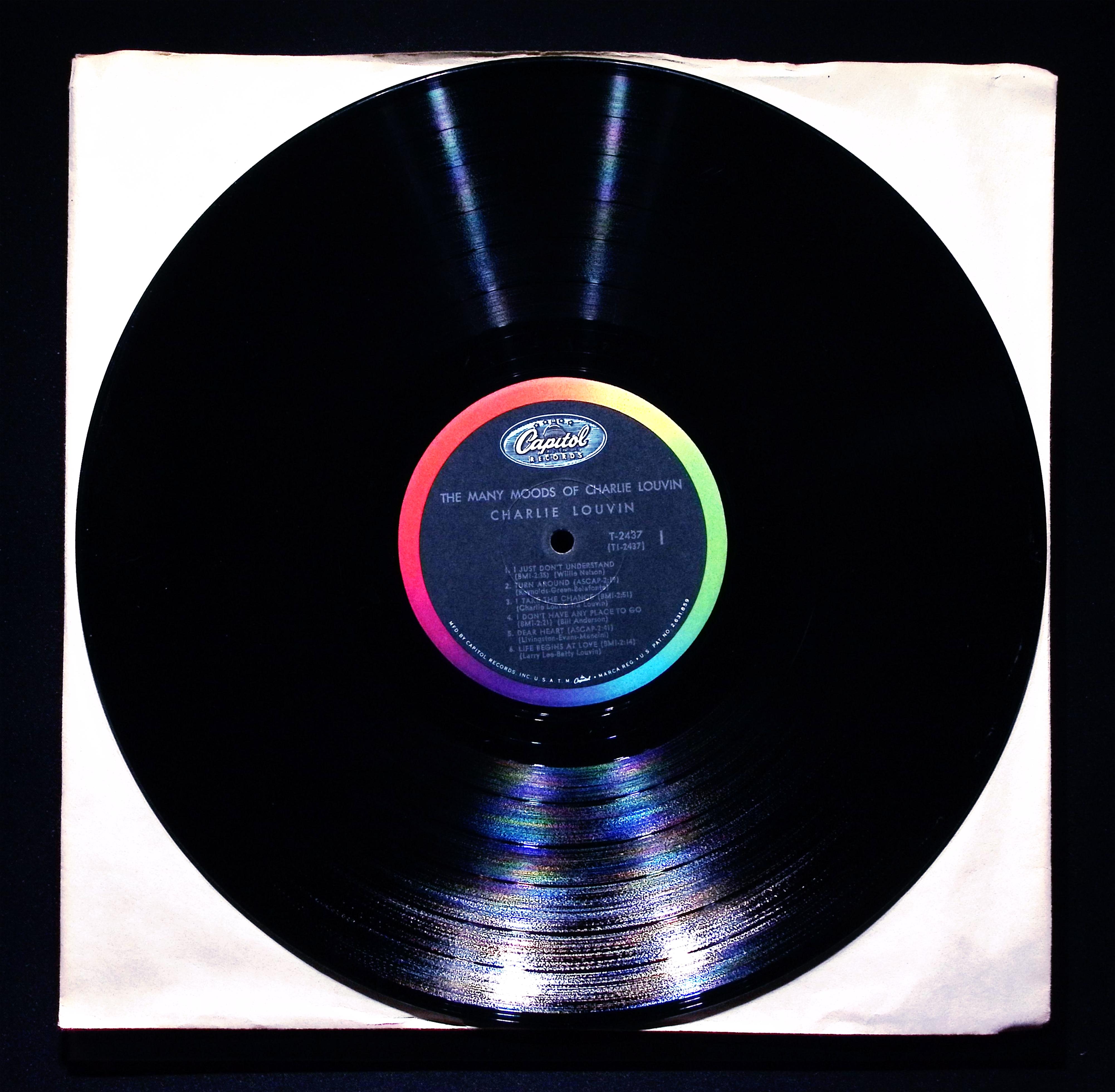 Charlie Louvin The Many Moods Of Charlie Louvin 12" LP 1966 T 2437 Folk, World, — image 4