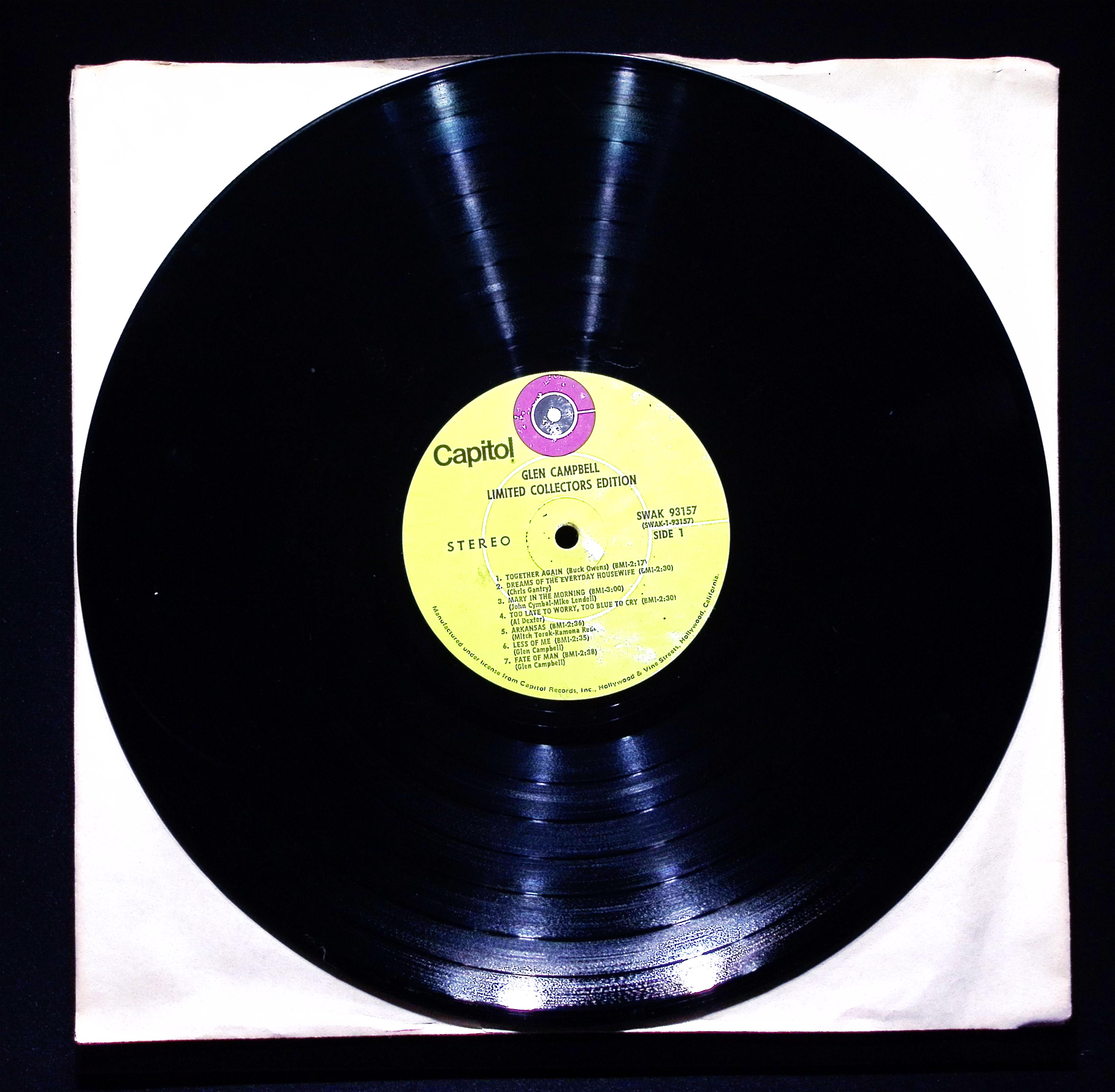 Glen Campbell Limited Collector's Edition 12" LP 1970 SWAK 93157 Rock — image 4