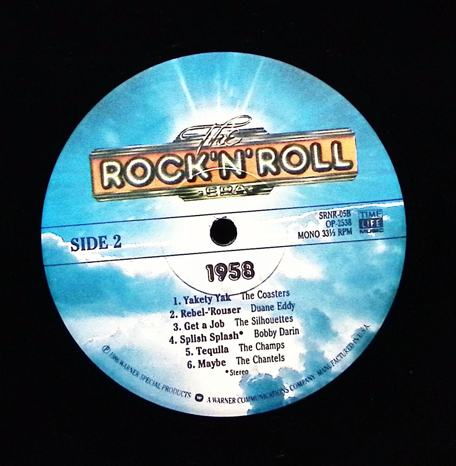 Various The Rock 'n' Roll Era: 1958 12" LP 1986 SRNR-05 Rock/SIDE 2 — image 3