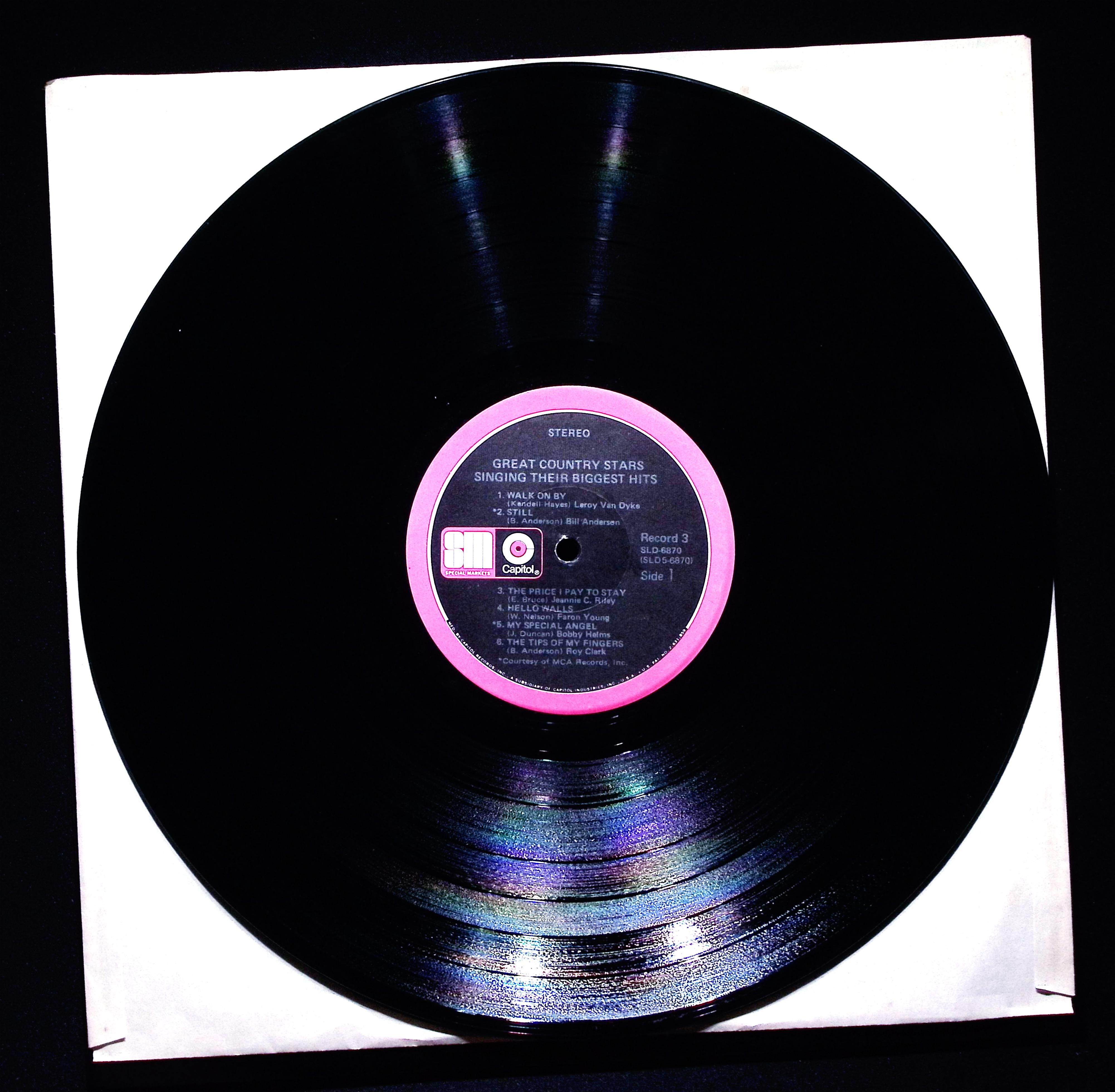 Various Great Country Stars Biggest Hits 12" LP 1973 SLD 6870 Country/RECORD 3 — image 4