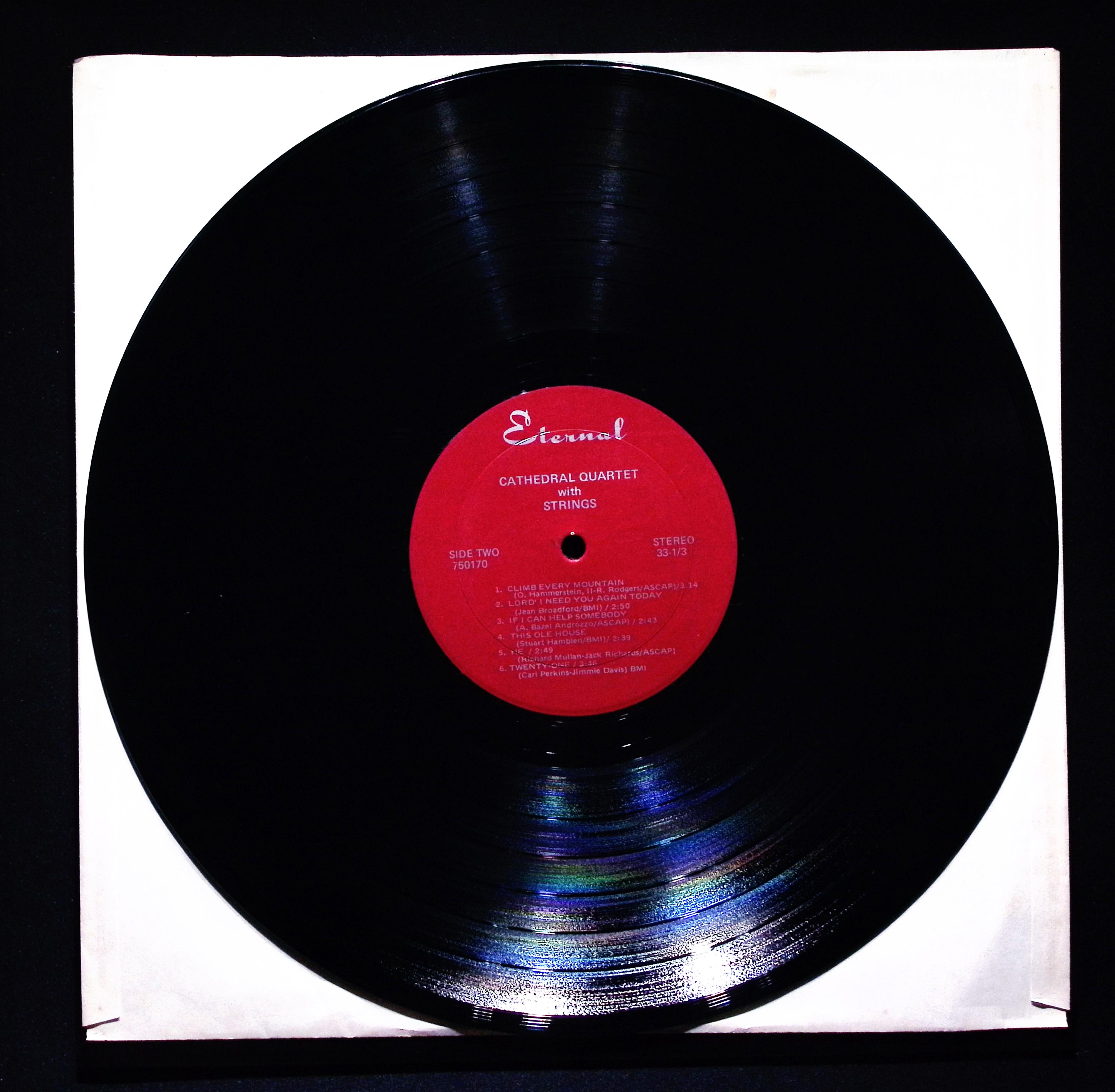 Cathedral Quartet With Strings 1975 Eternal 750170 Southern Gospel LP — image 2