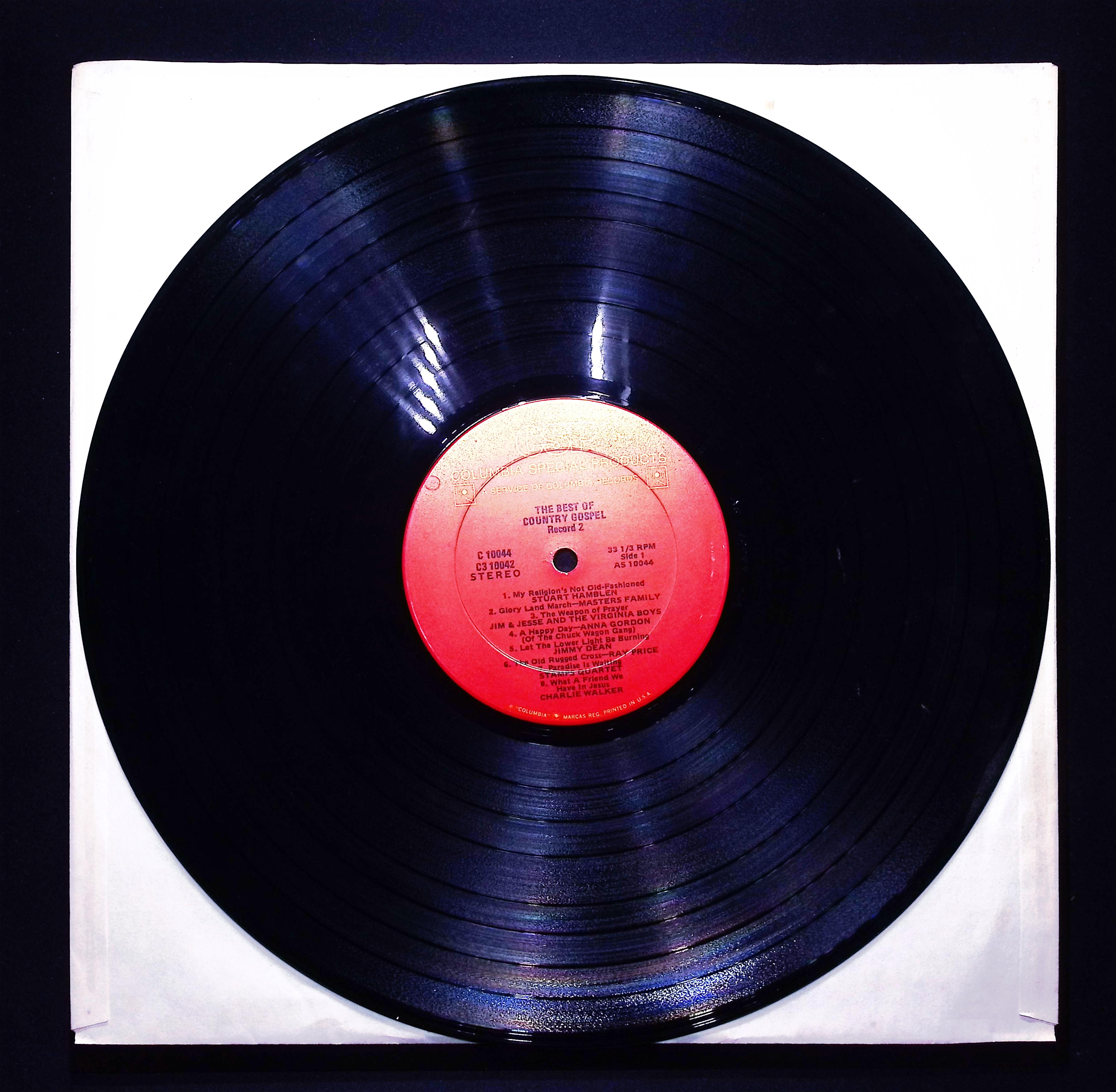 Various Artists The Best Of Country Gospel (Record 2) 12" LP C 10044 Gospel — image 2