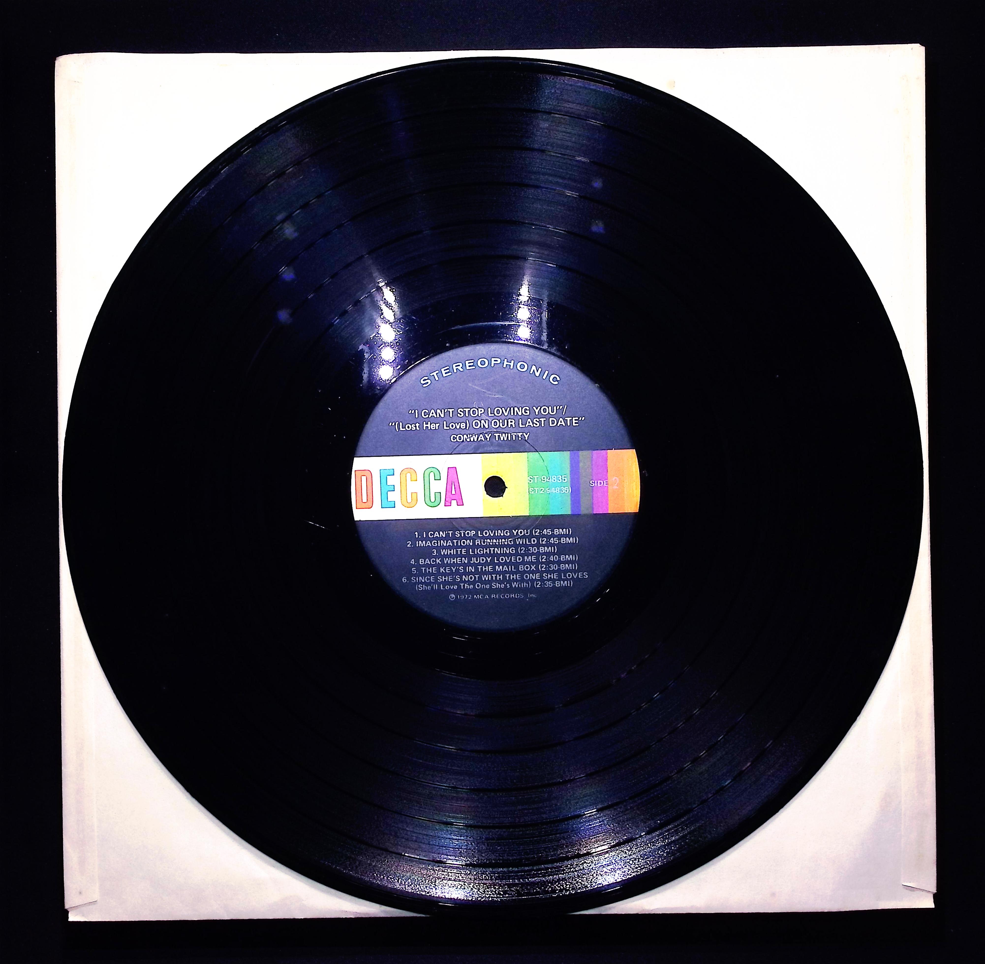 Conway Twitty I Can't Stop Loving You 1972 Decca ST-94835 Country LP — image 4