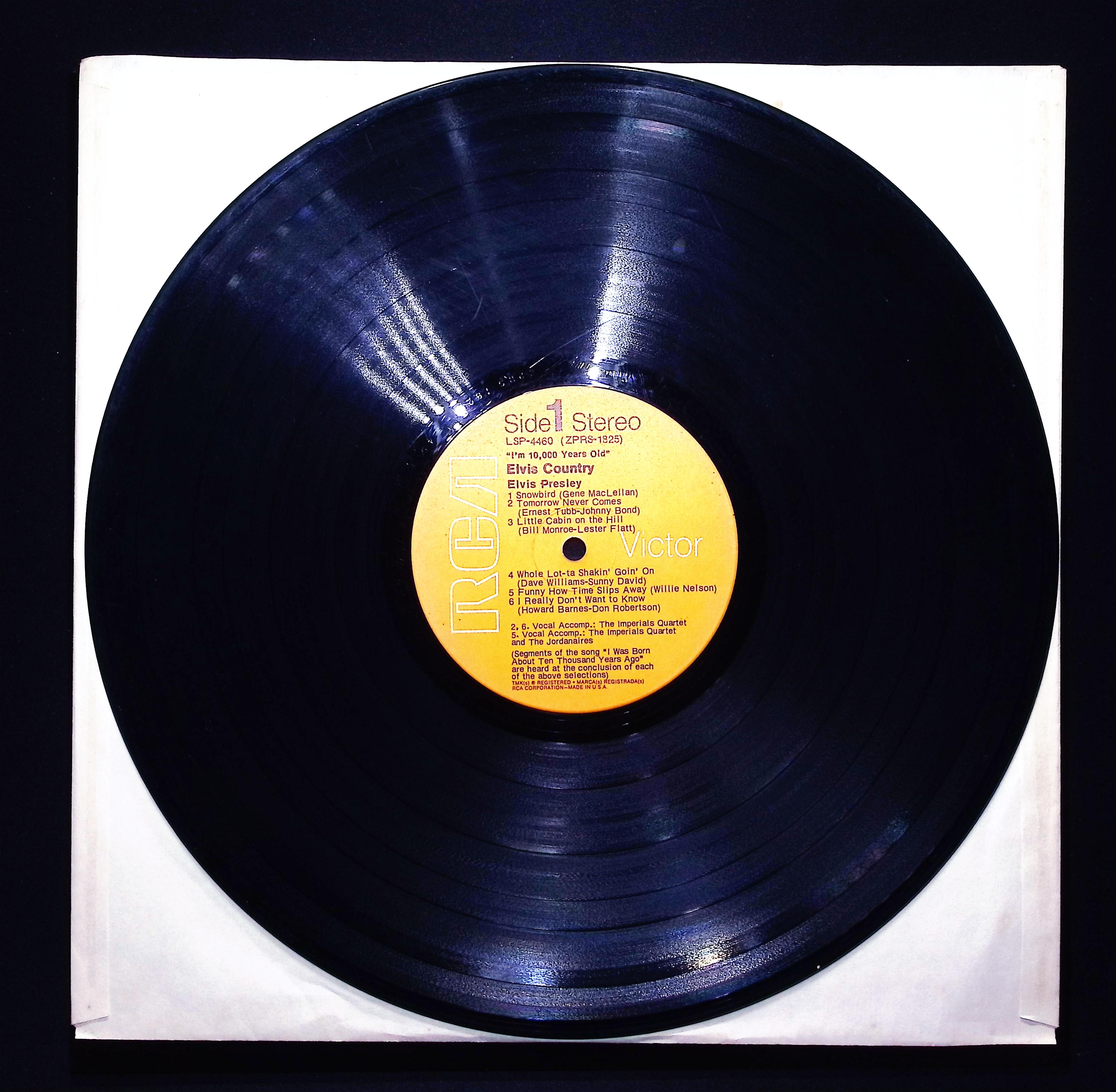 Elvis Presley Elvis Country 1971 RCA Victor LSP-4460 Country Rock LP — image 4