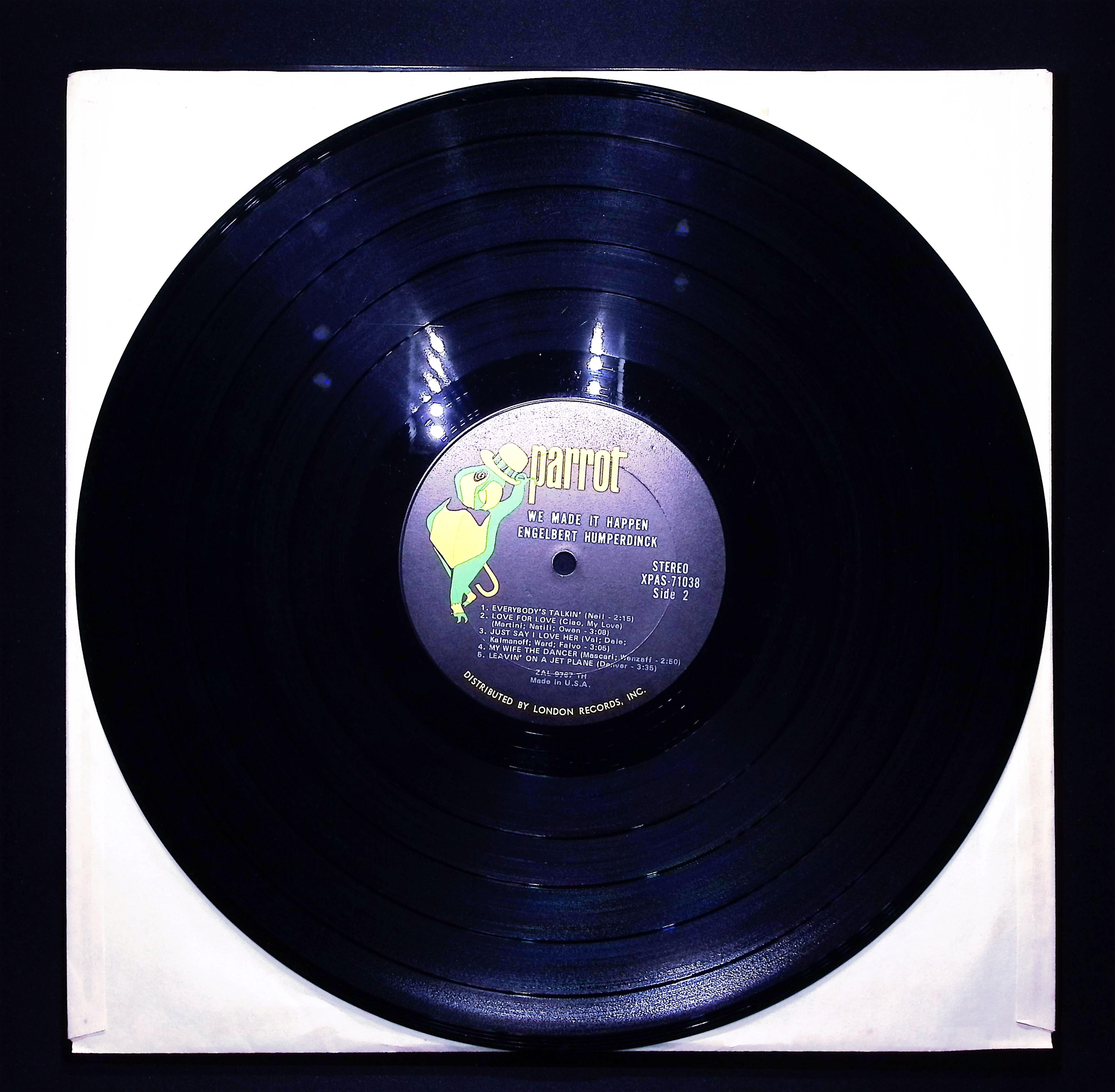 Engelbert Humperdinck We Made It Happen 12" LP 1970 XPAS 71038 Pop — image 2