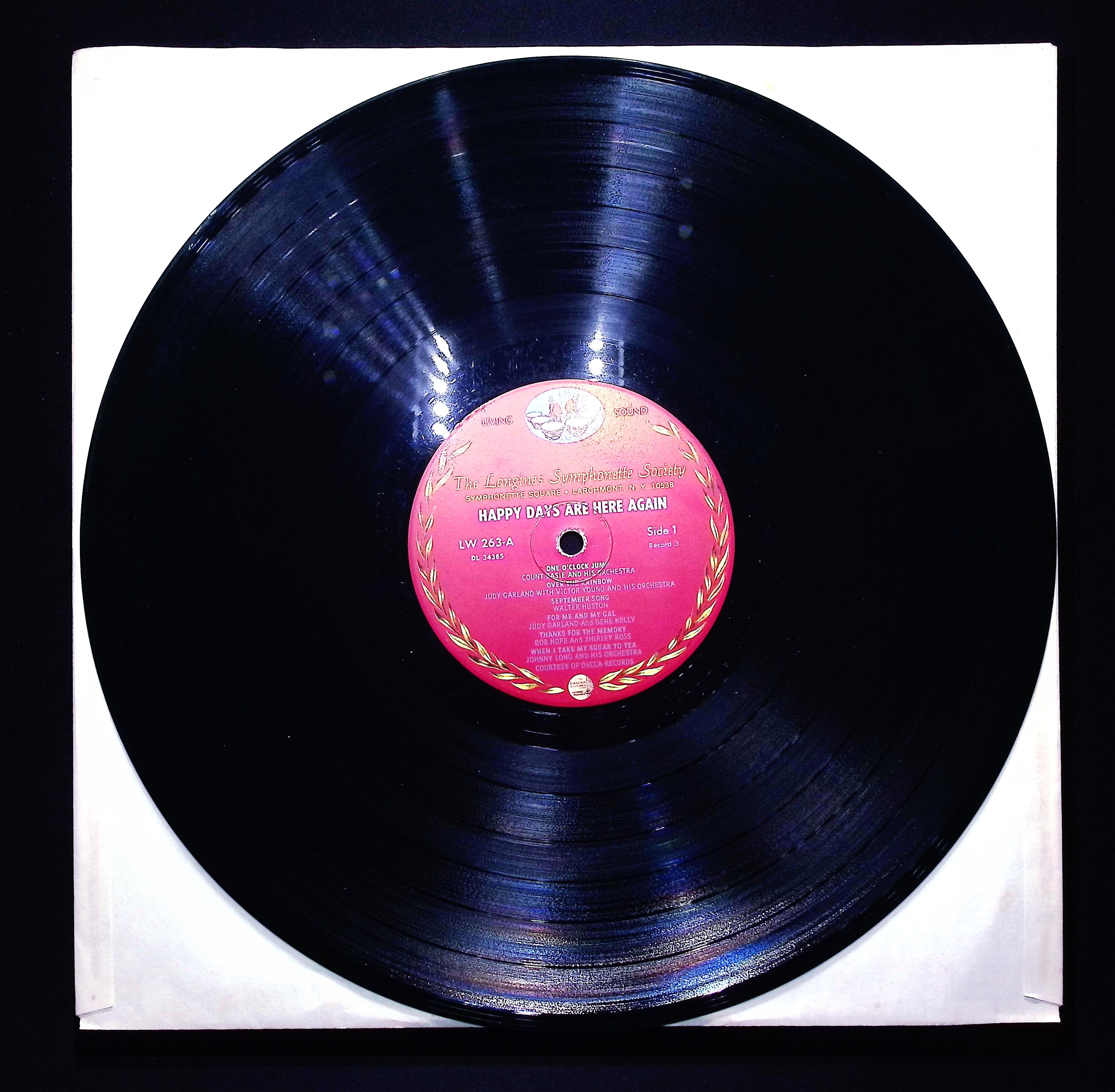 Various Happy Days Are Here Again 1966 LW 263-A Big Band Vocal Record 3 LP — image 4