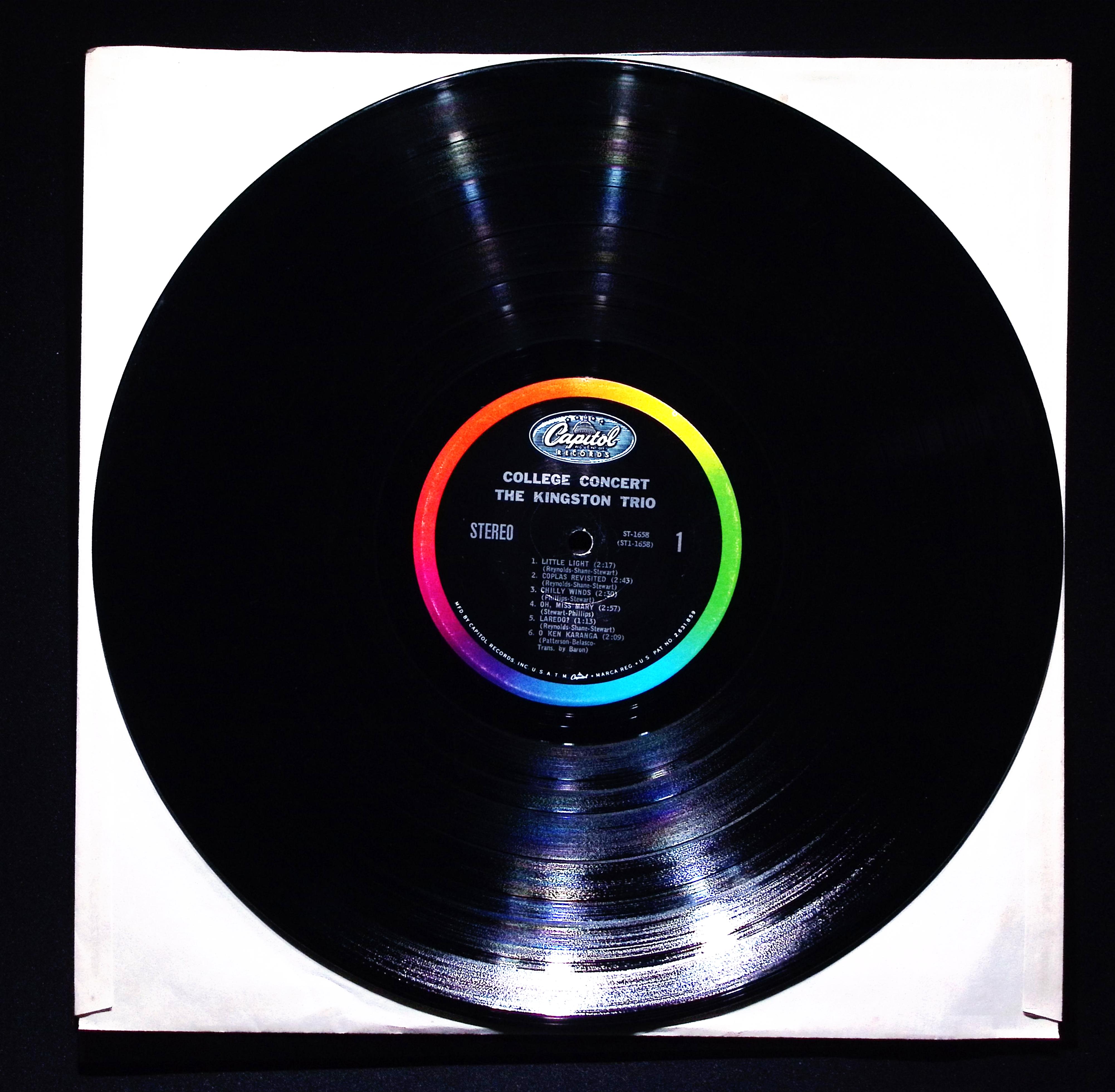 Kingston Trio College Concert 12" LP 1962 ST 1658 Pop — image 4