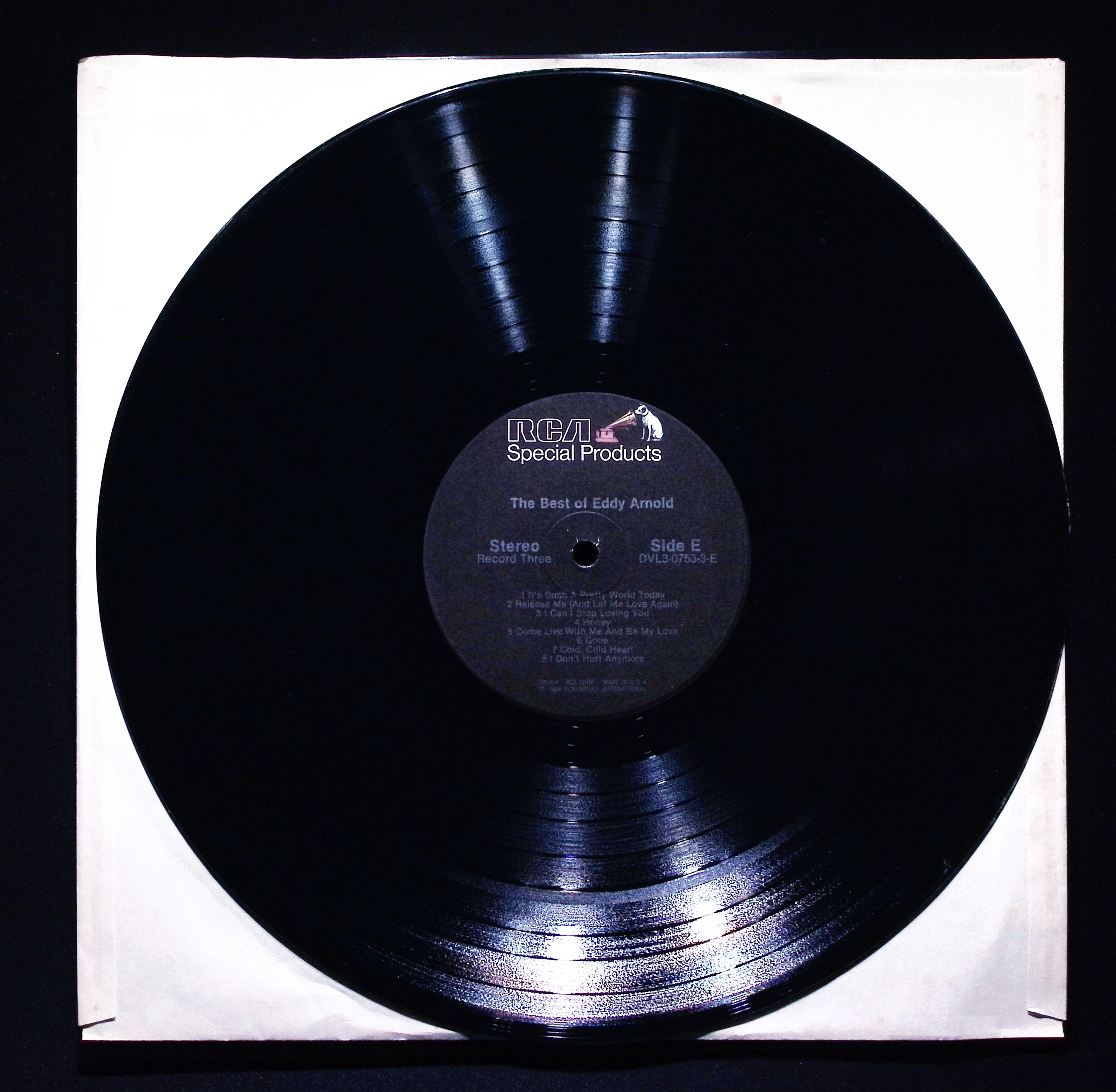 Eddy Arnold - The Best Of Eddy Arnold 12" LP 1986 Country Vinyl DVL3-0753-3 — image 4