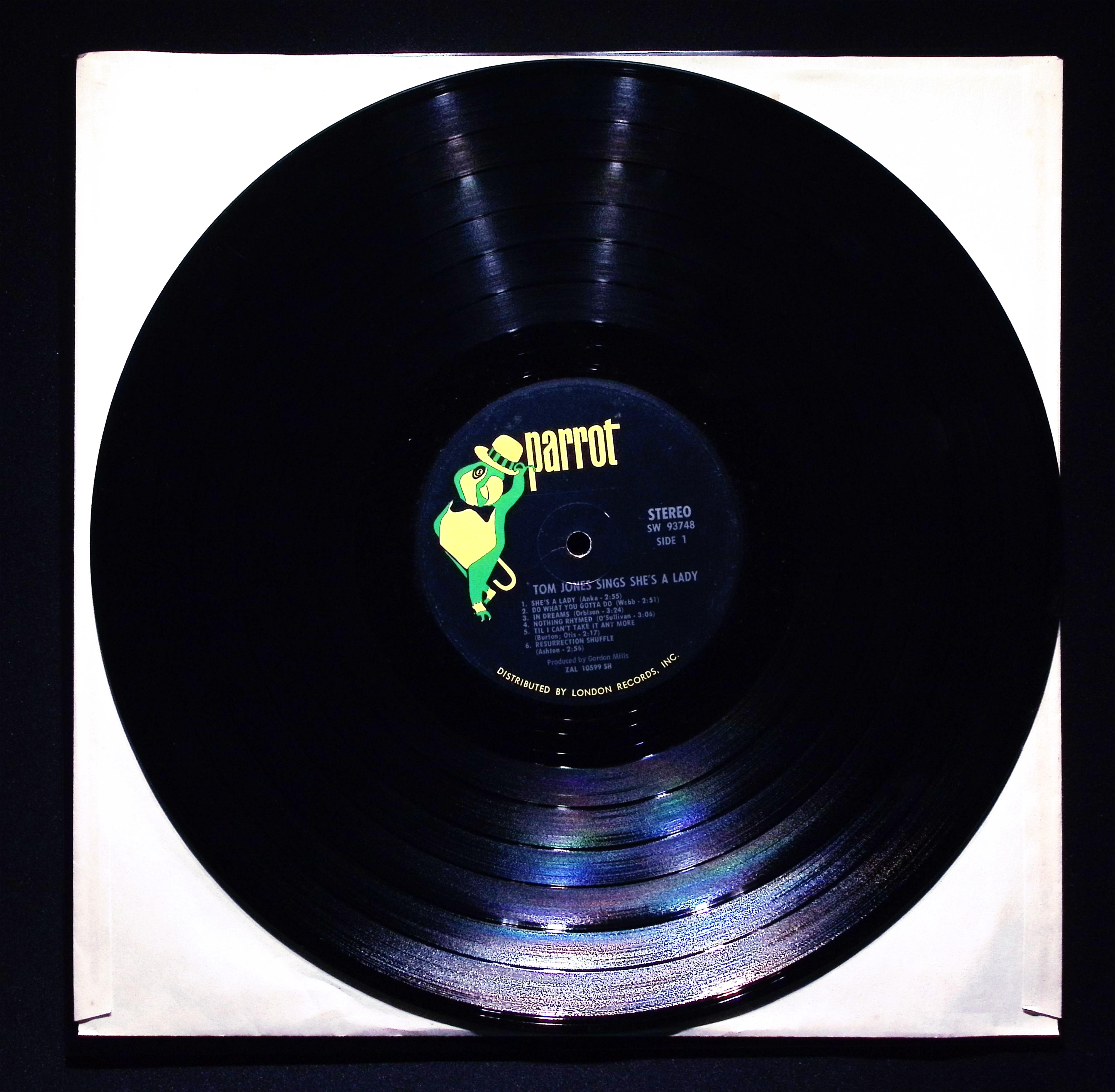 Tom Jones Sings She's A Lady 1971 Parrot SW 93748 Vocal Pop Rock LP — image 4