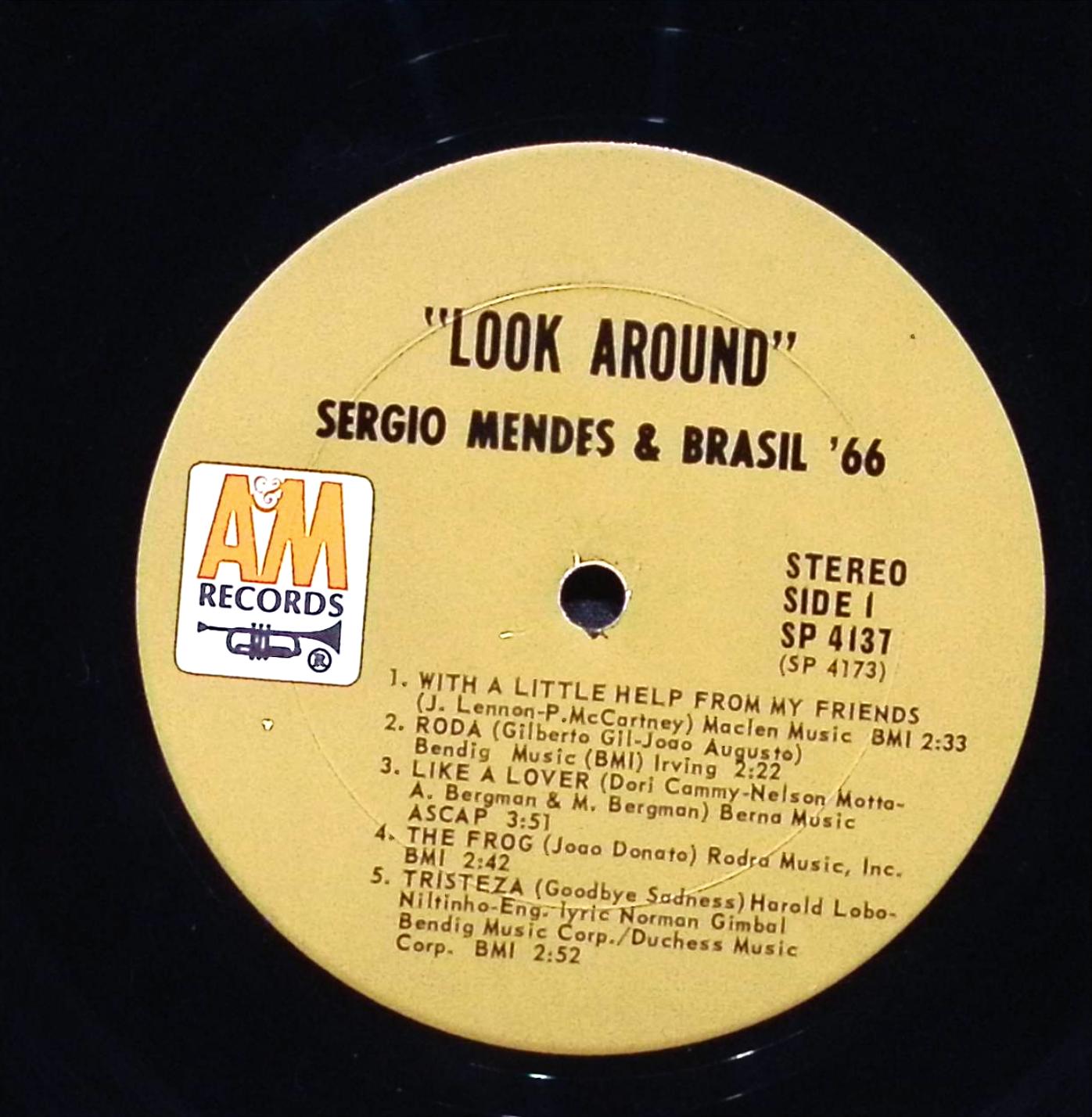 Sergio Mendes & Brasil '66 Look Around 1968 A&M SP 4137 Bossa Nova Latin LP — image 3