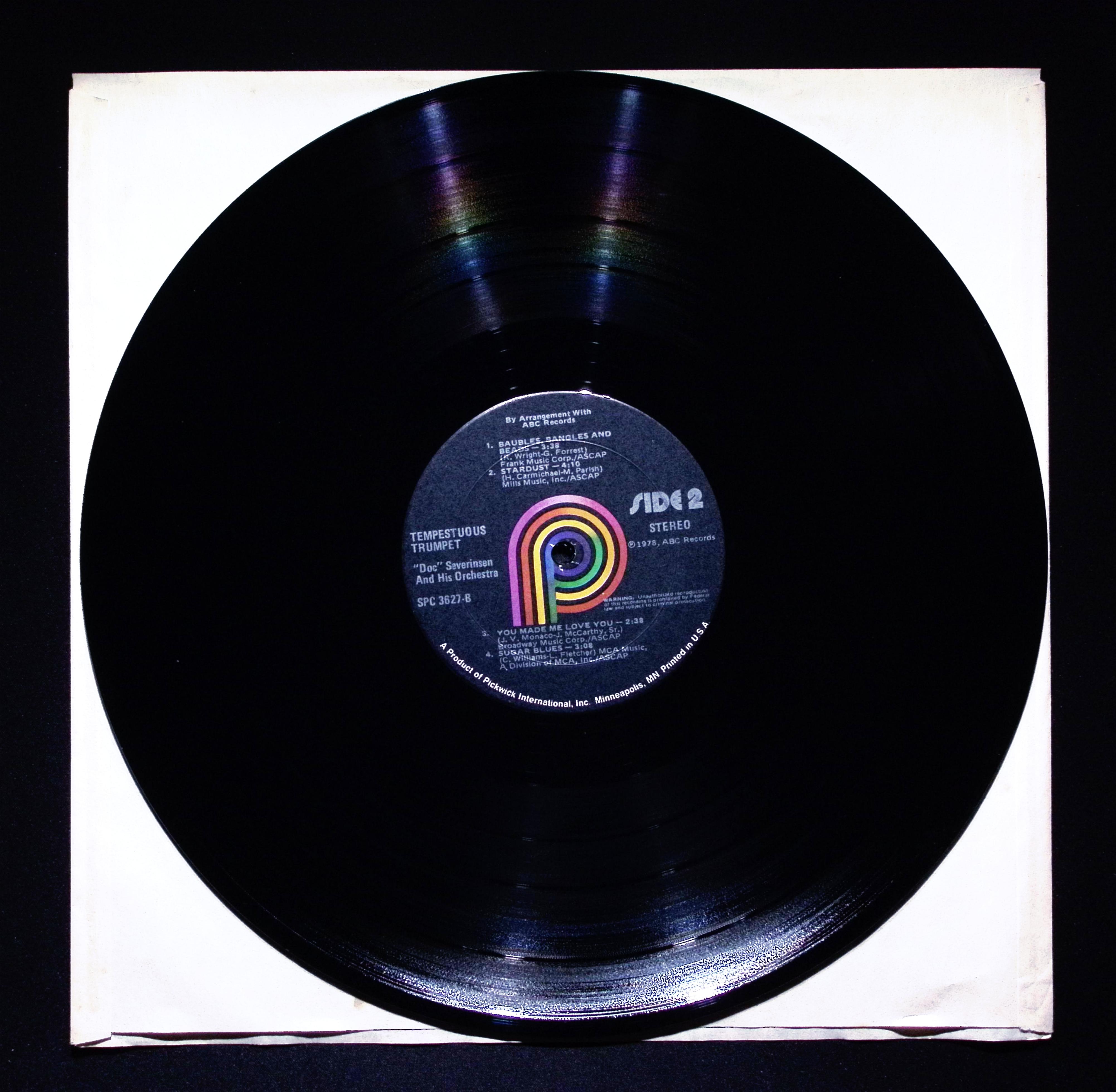 Doc Severinsen And His Orchestra Tempestuous Trumpet 12" LP 1978 SPC 3627 Jazz — image 4